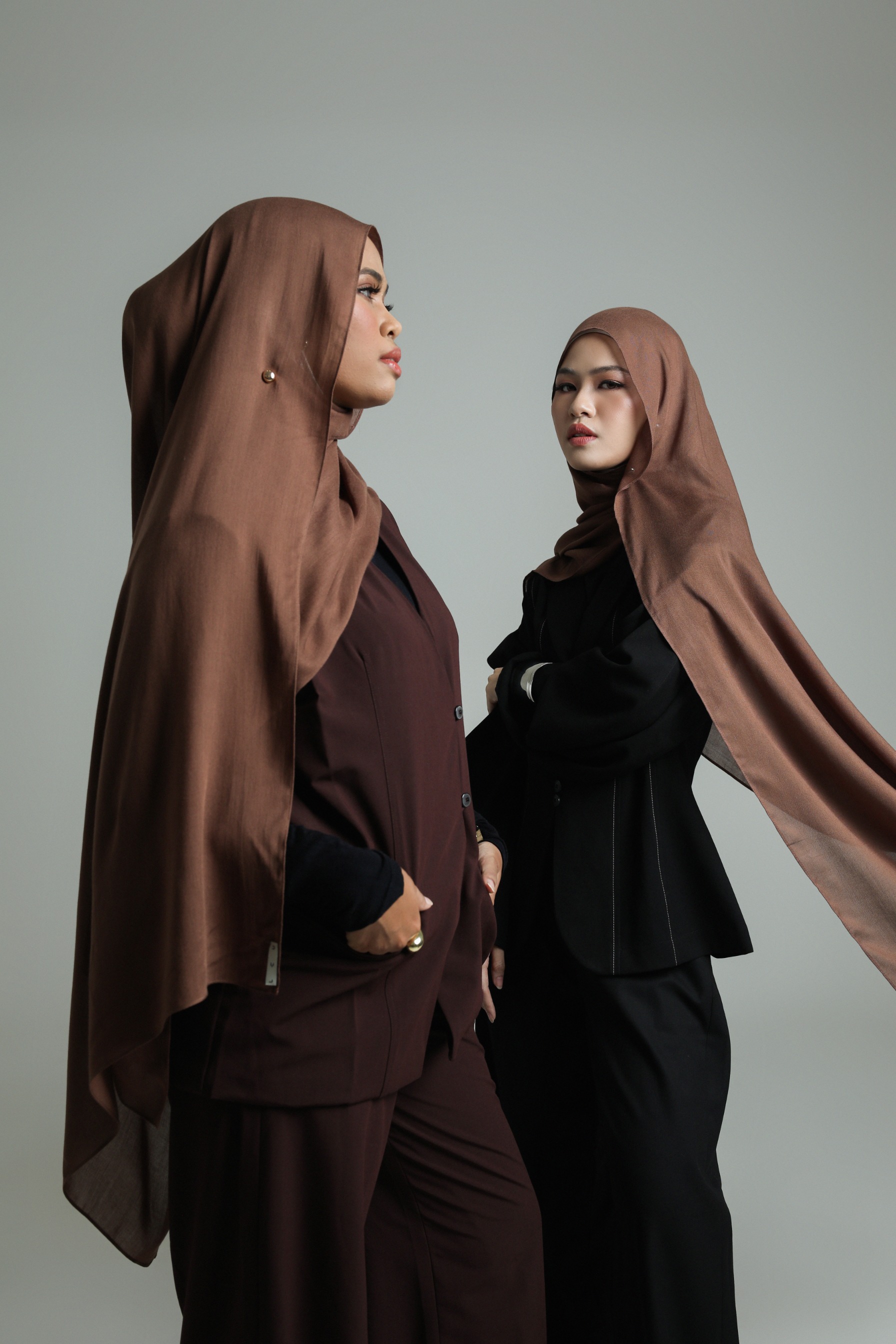 Sana Light Brown | Pashmina Delicate Rayon