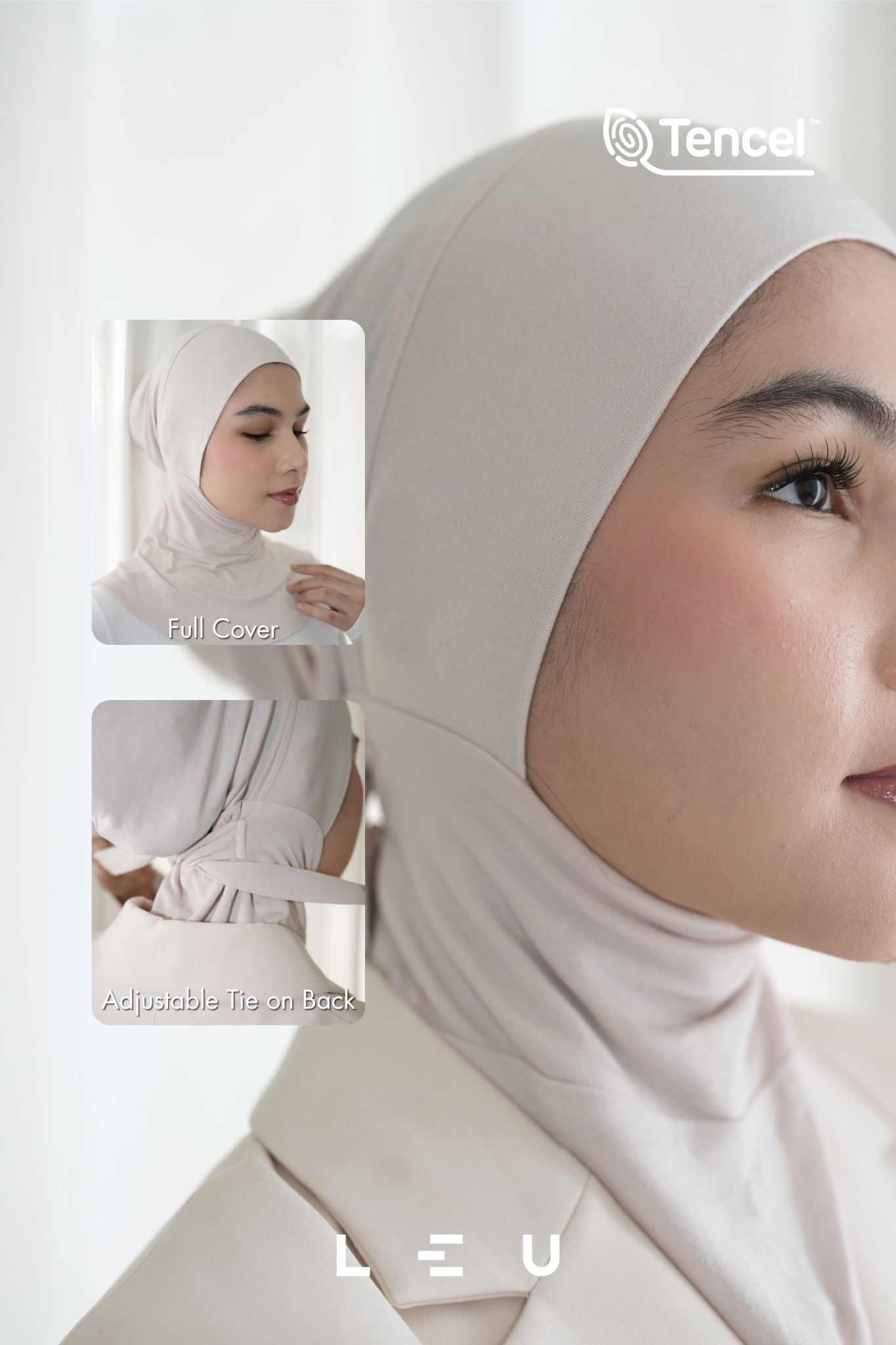 Full Cover Tencel™ Undercap | Ciput / Ninja / Inner
