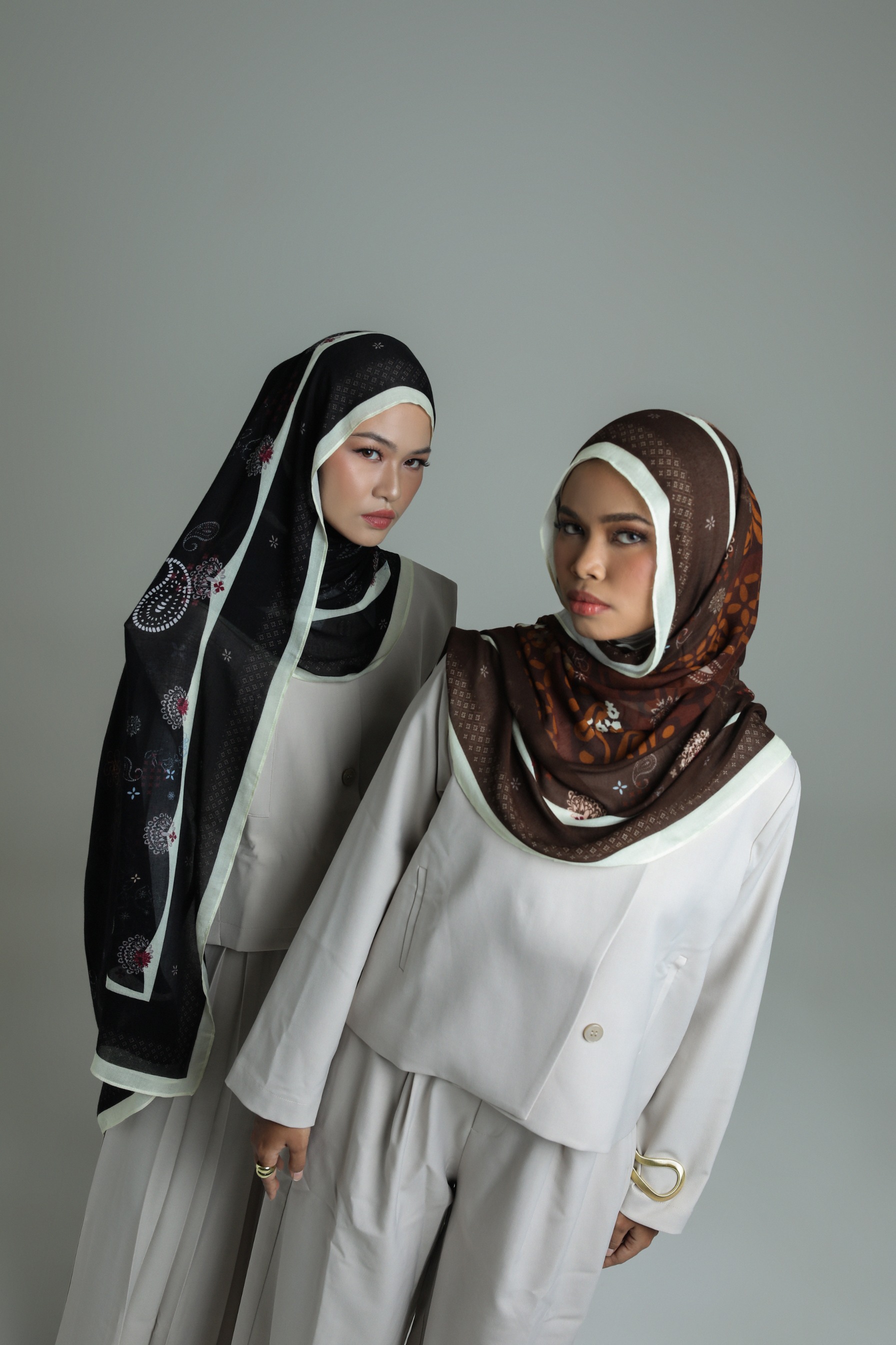 Batik Scarf Heritage Brown | Pashmina Printed Modals