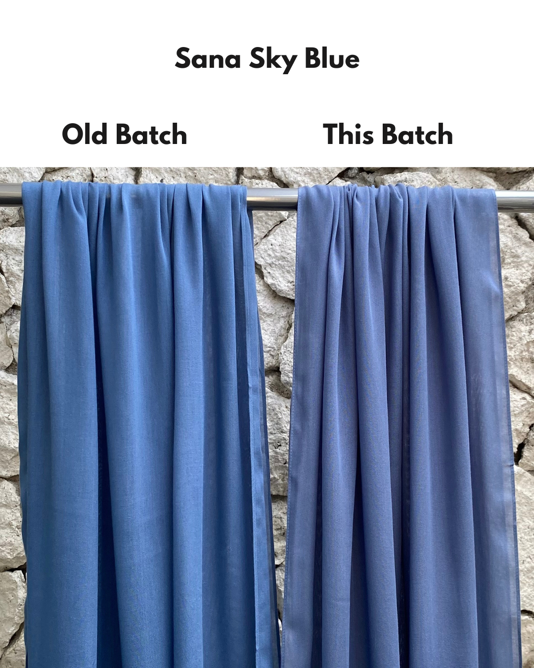 Sana Sky Blue | Pashmina Delicate Rayon