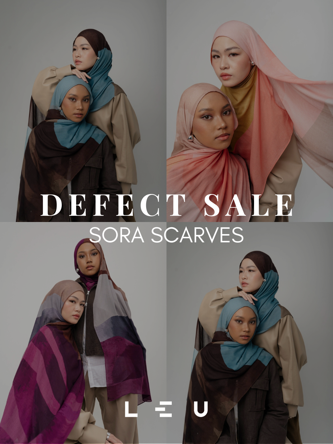 Defect Sale Sora Scarf | Pashmina Printed Modals