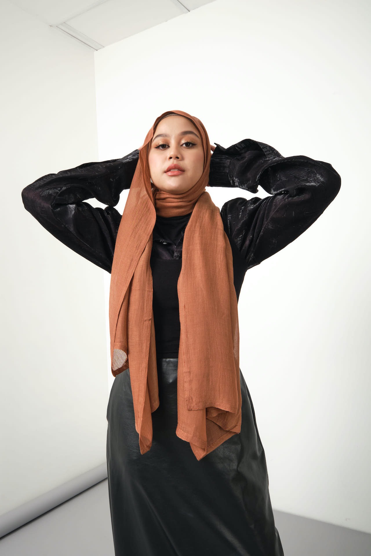 Nema Clay Brown | Pashmina Viscose
