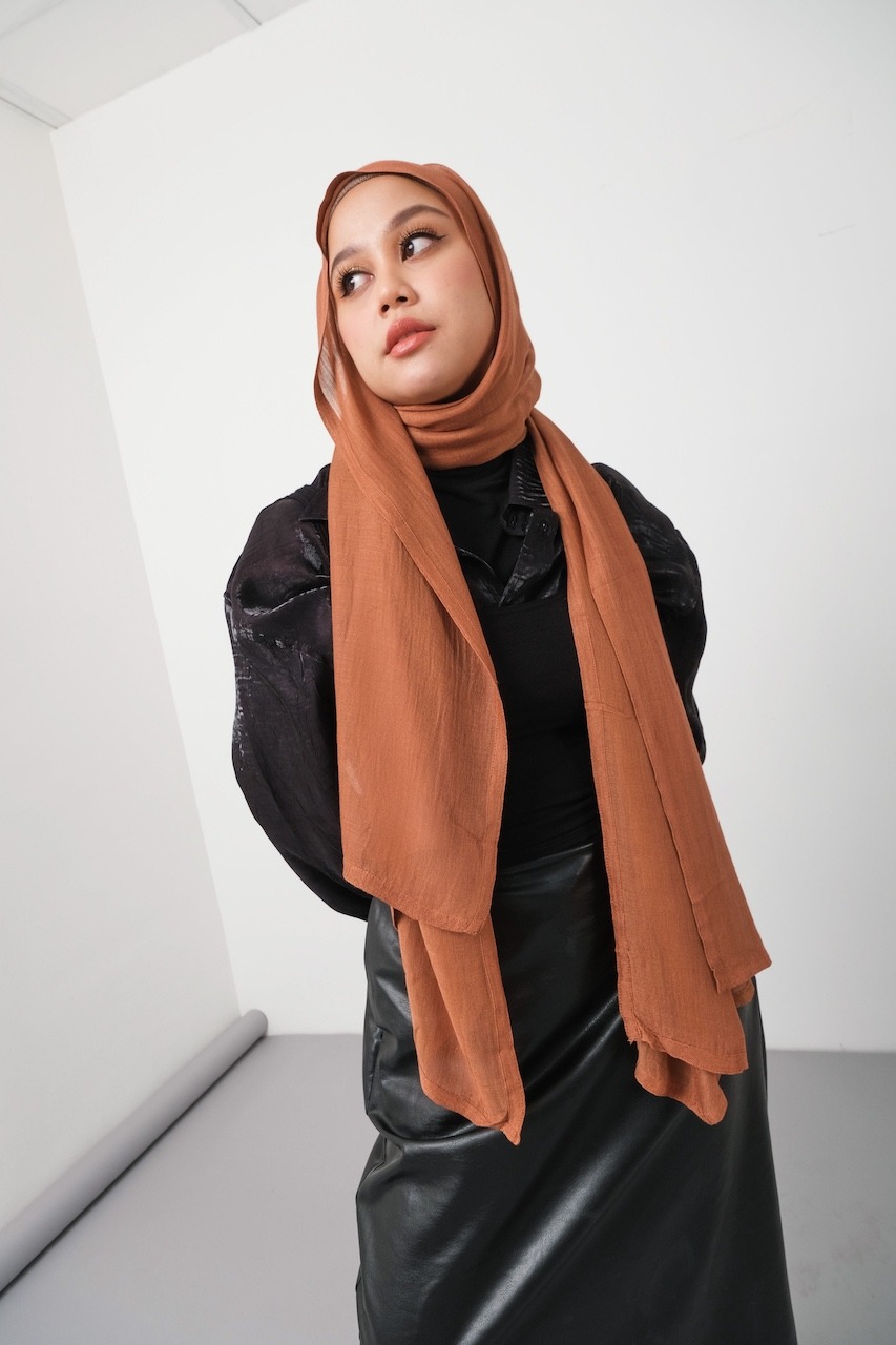 Nema Clay Brown | Pashmina Viscose