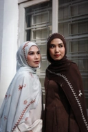 Signature Bloom Scarf Clove Brown | Pashmina Printed Modals