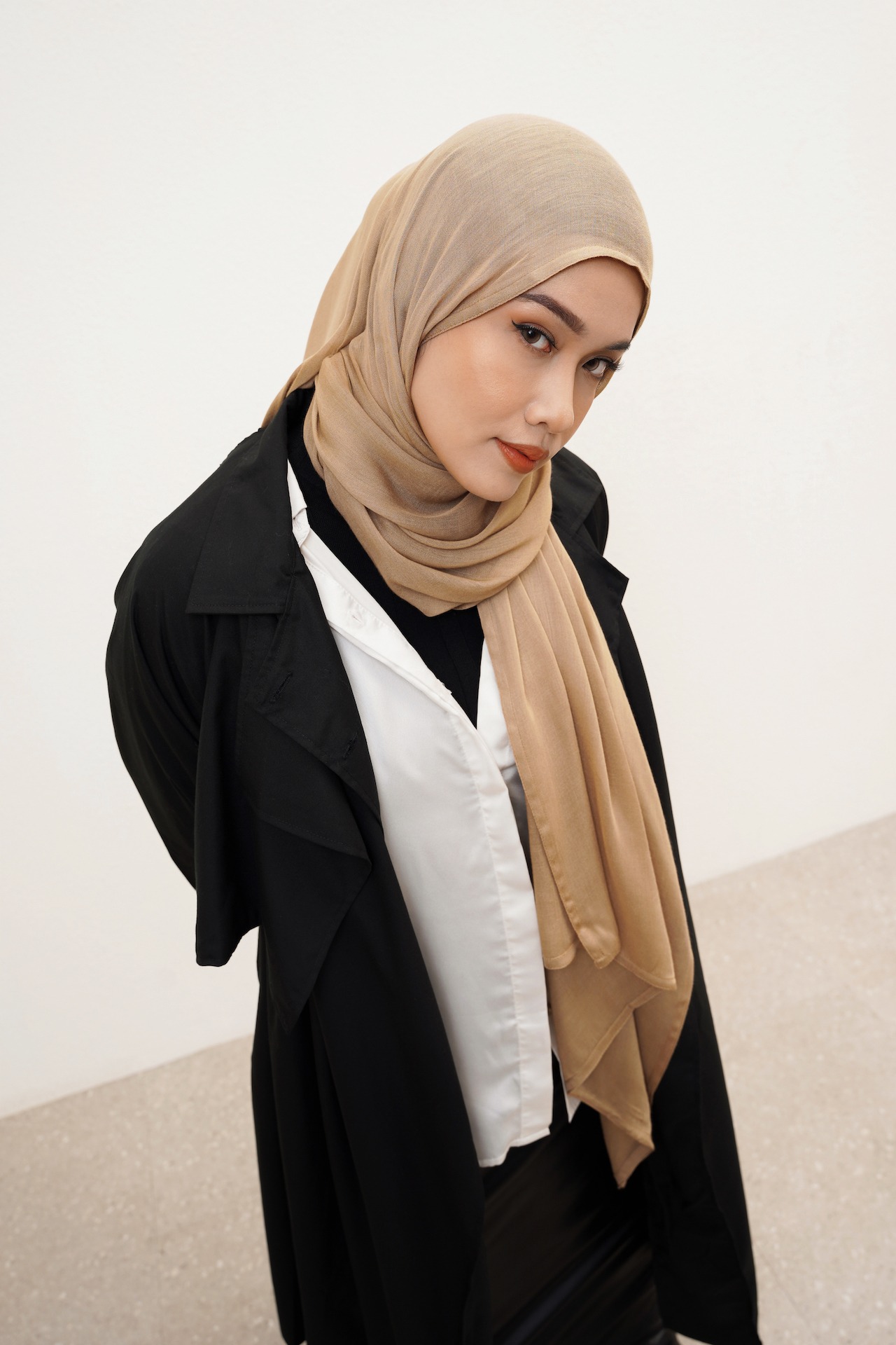Nema Champagne Beige | Pashmina Viscose