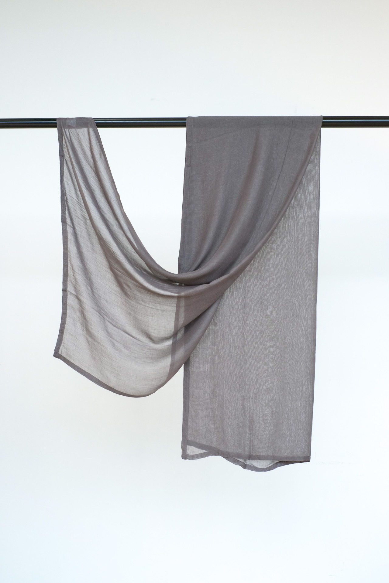 Nema Charcoal Grey | Pashmina Viscose