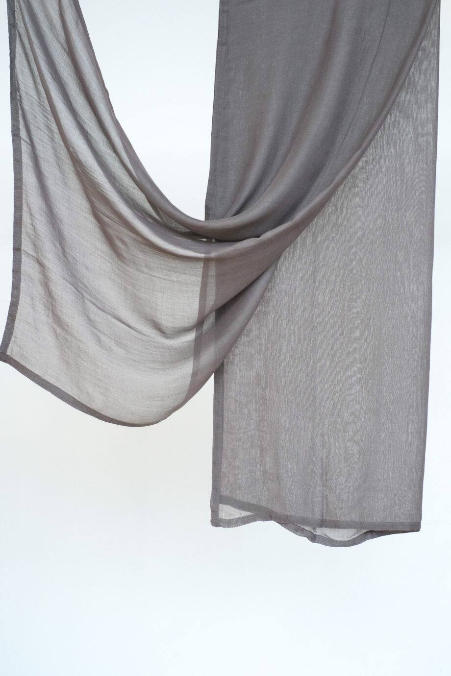 Nema Charcoal Grey | Pashmina Viscose