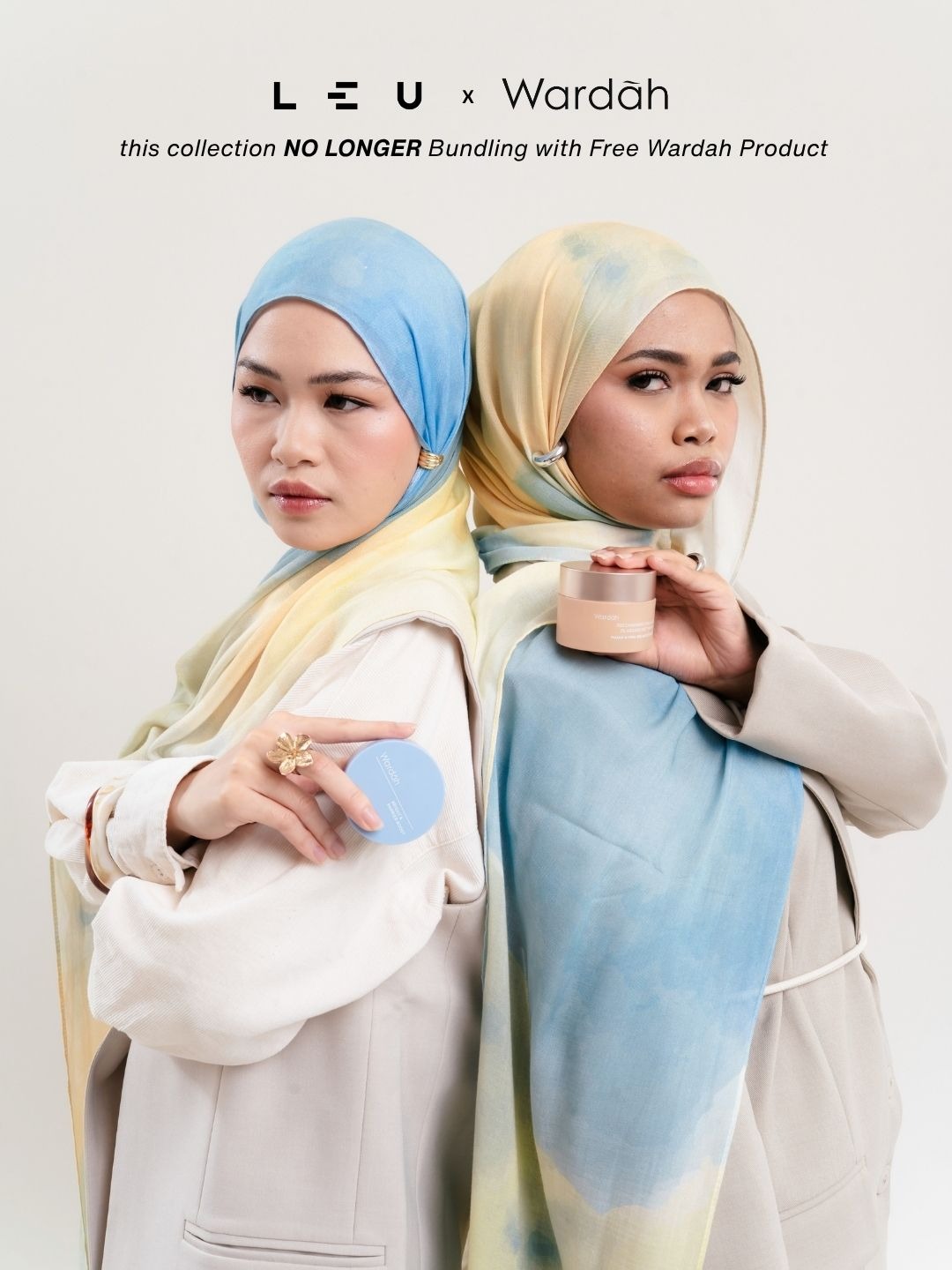 Watercolor Scarf x Wardah | Pashmina Printed Modals