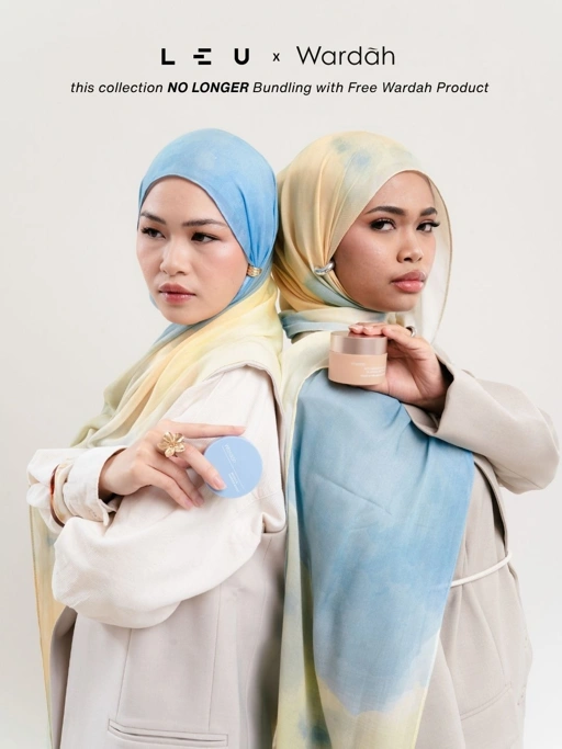 Watercolor Scarf x Wardah | Pashmina Printed Modals