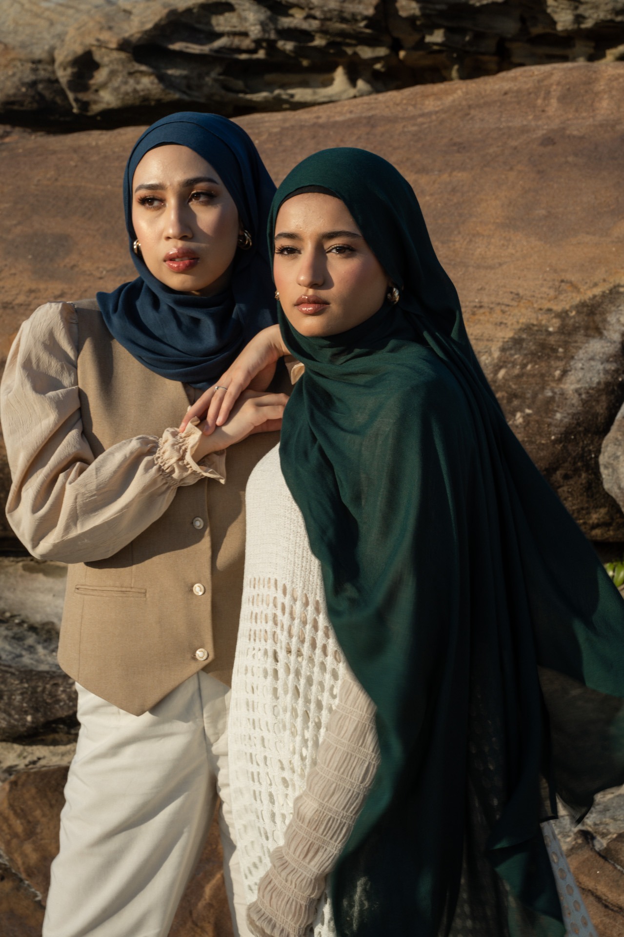 Sana Emerald Green | Pashmina Delicate Rayon