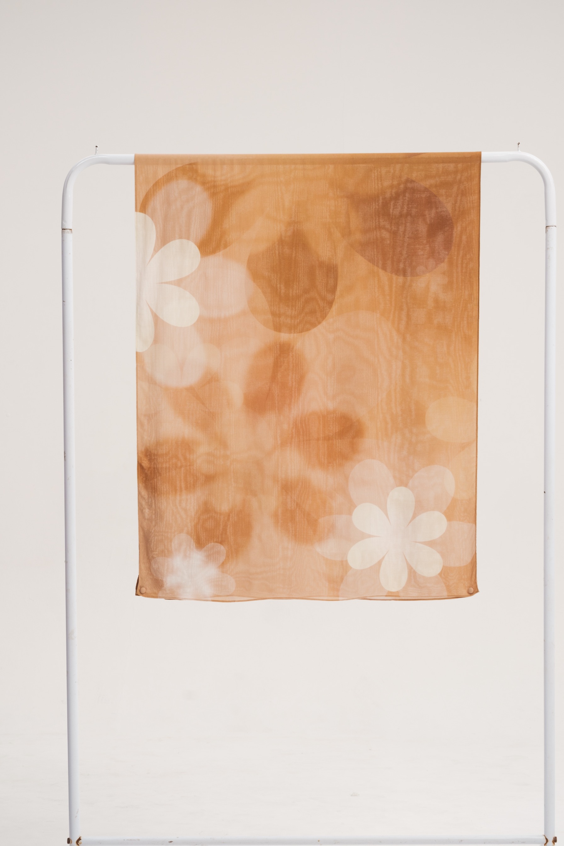 Floral Scarf Brown Chamomile | Pashmina Printed Modals