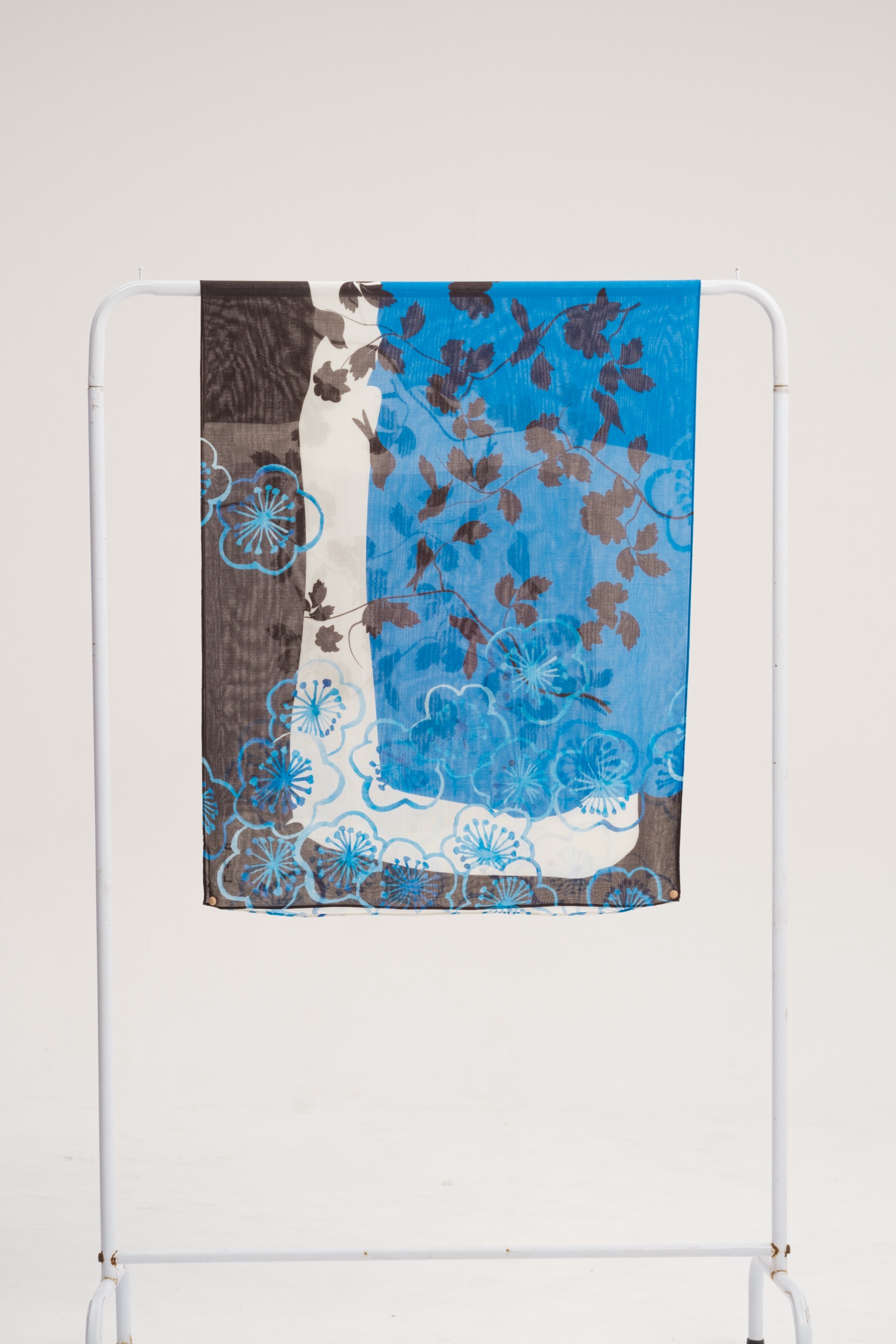 Floral Scarf Midnight Garden | Pashmina Printed Modals