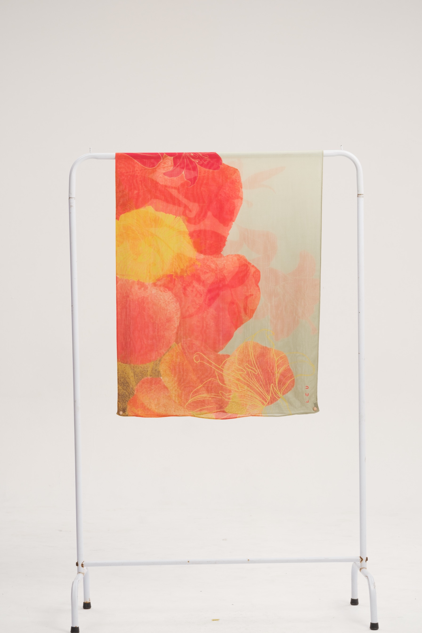 Floral Scarf Red Hibiscus | Pashmina Printed Modals