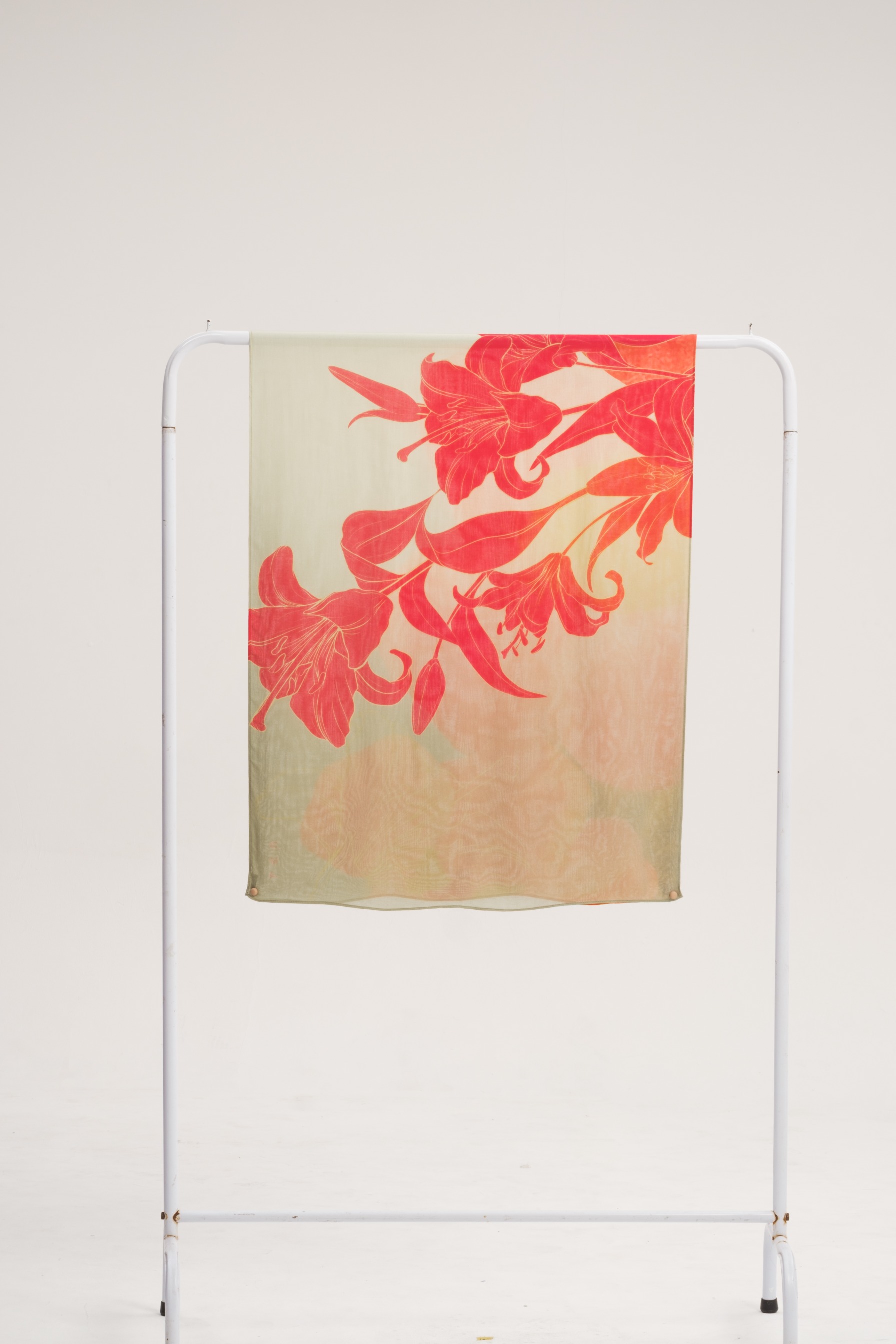 Floral Scarf Red Hibiscus | Pashmina Printed Modals