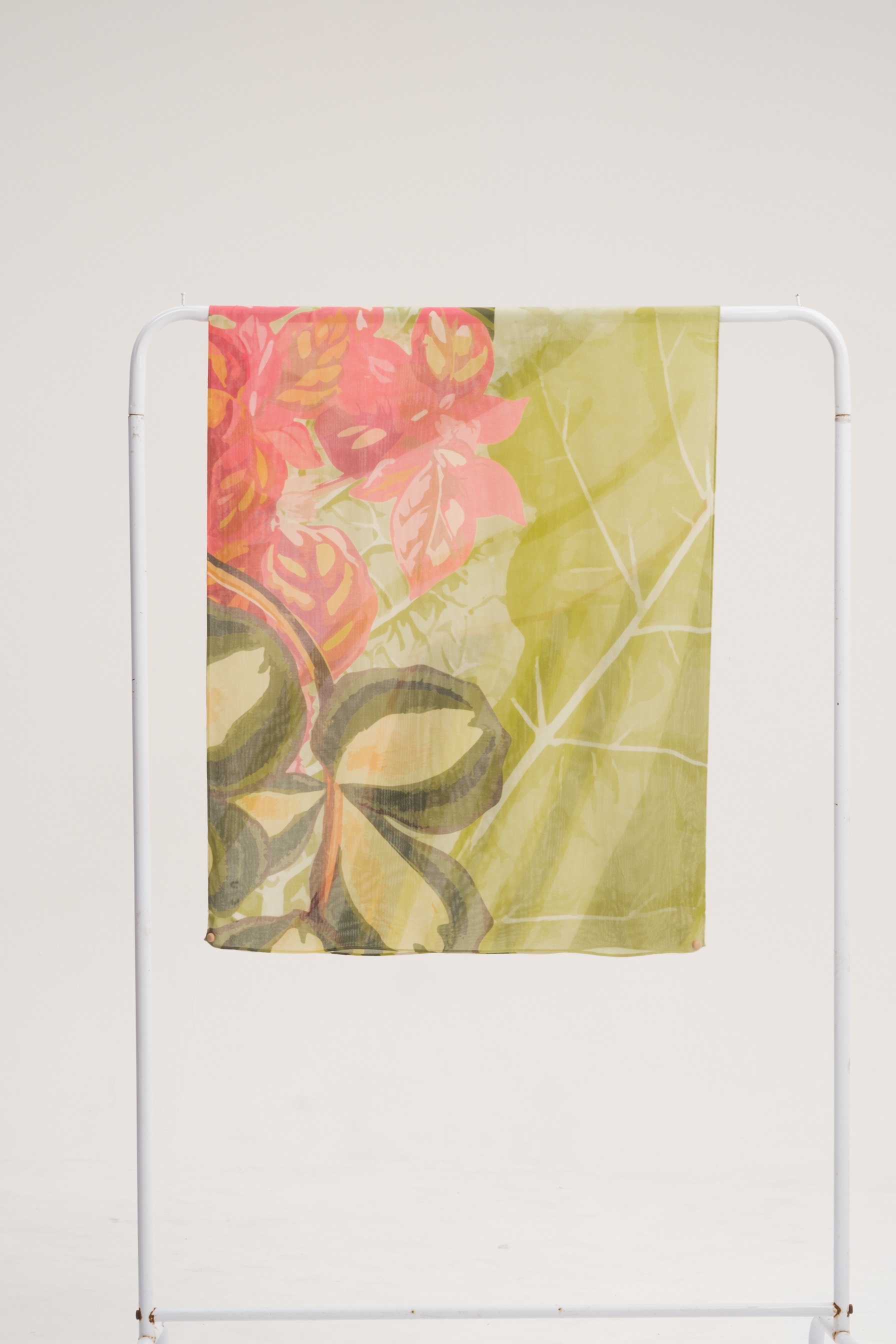 Floral Scarf Botanical Leaves | Pashmina Printed Modals
