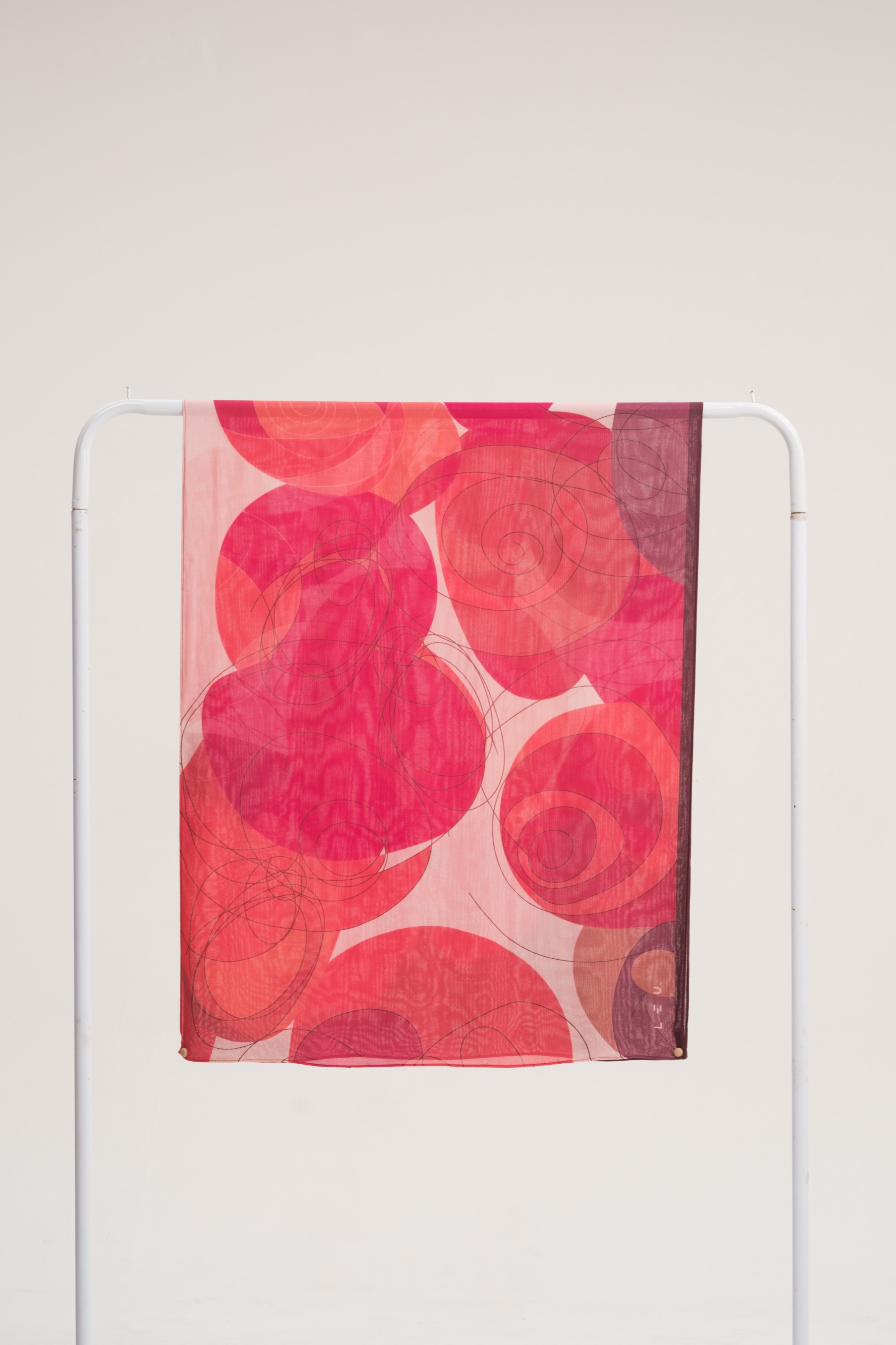 Floral Scarf Violet Rose | Pashmina Printed Modals