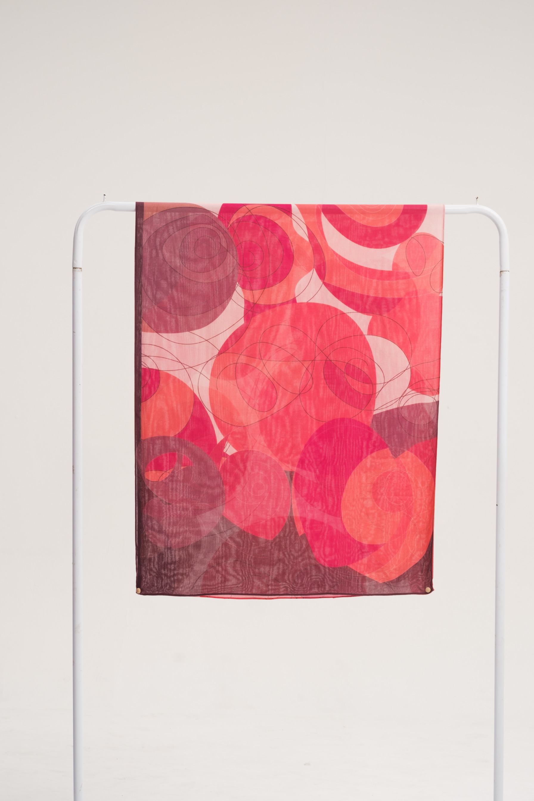 Floral Scarf Violet Rose | Pashmina Printed Modals
