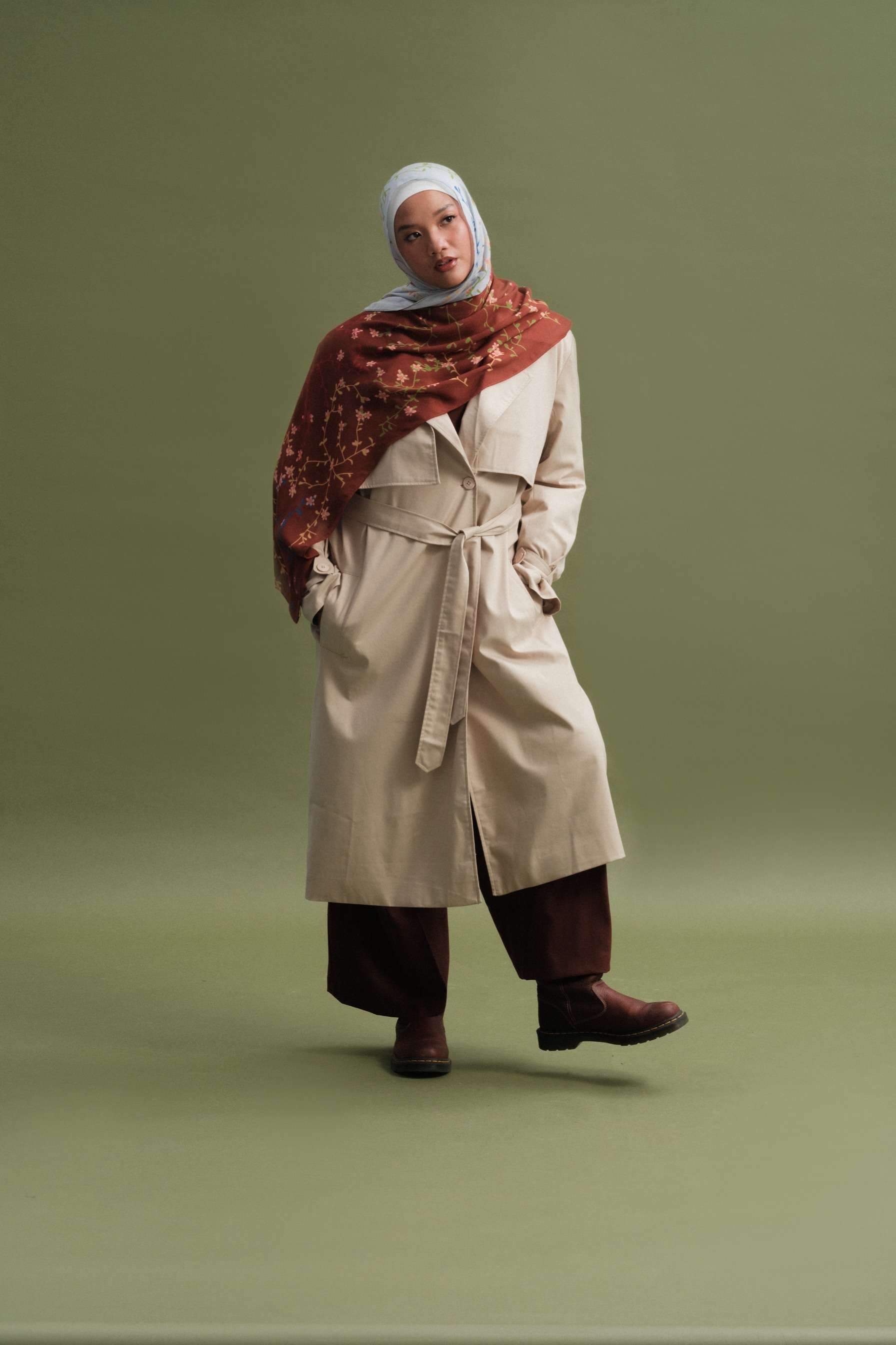 Floral Scarf Bloom Sakura | Pashmina Printed Modals