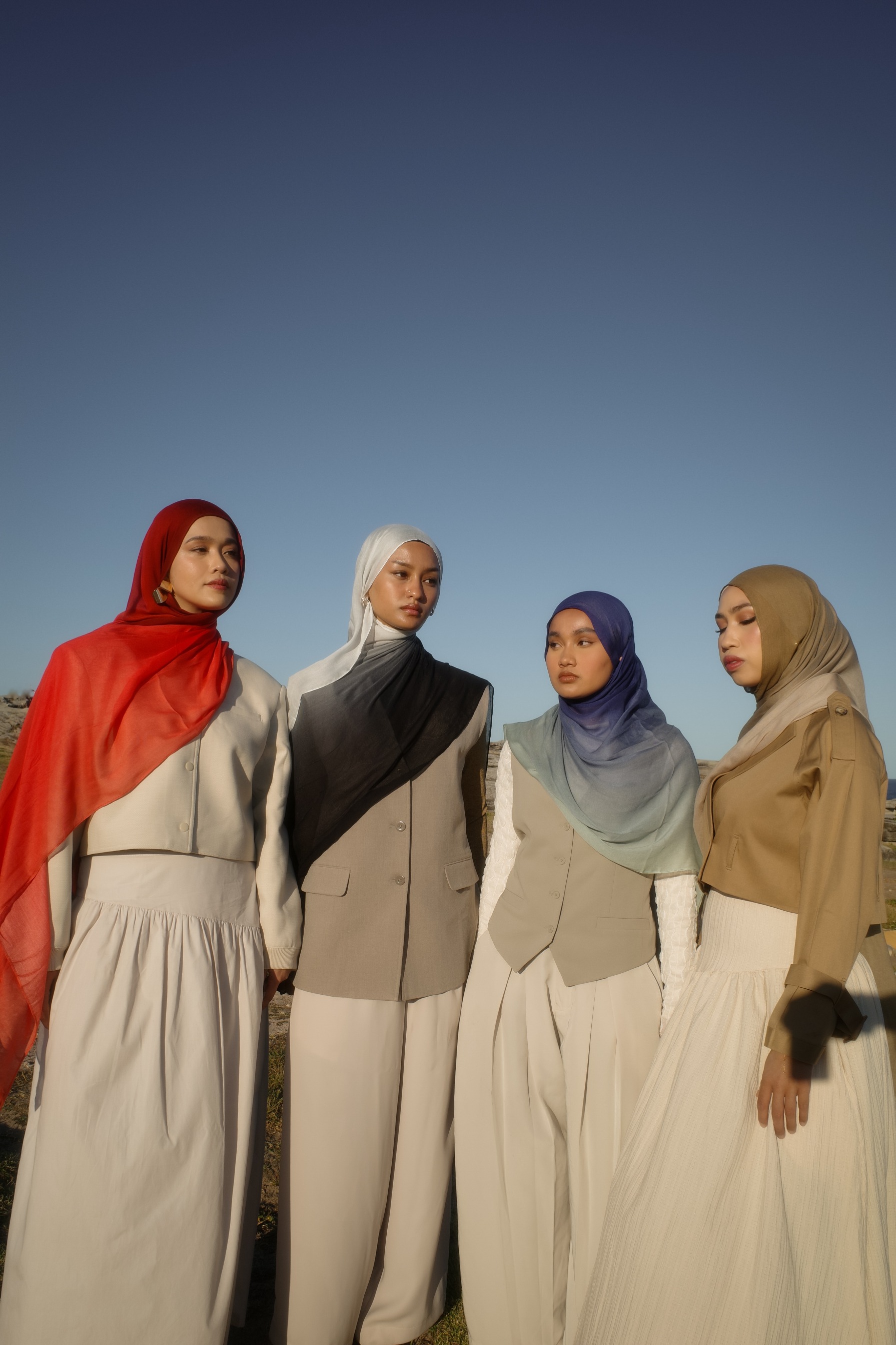 Omna Scarf Golden Dune | Pashmina Printed Modals