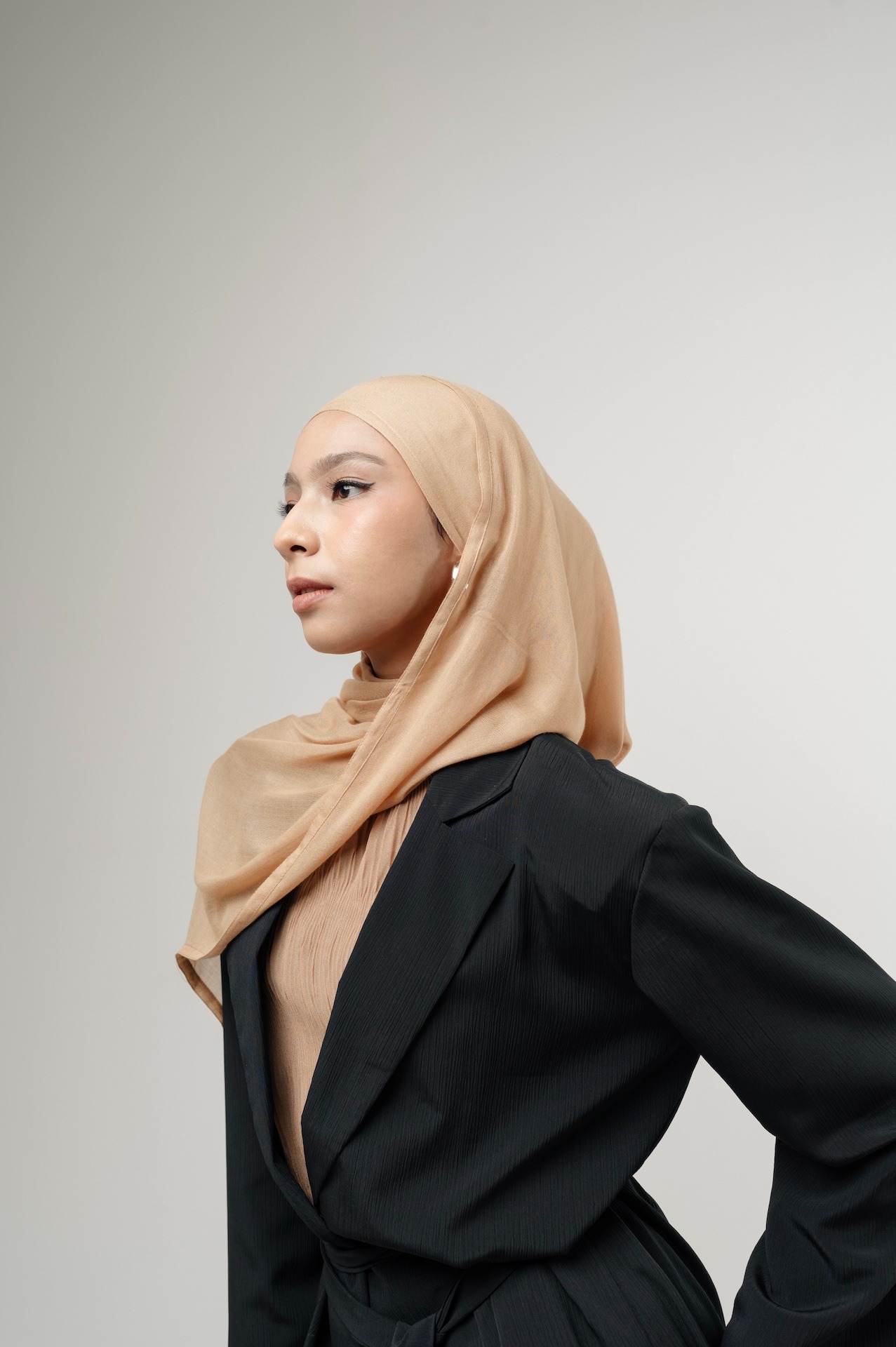 Nema Champagne Beige | Pashmina Viscose