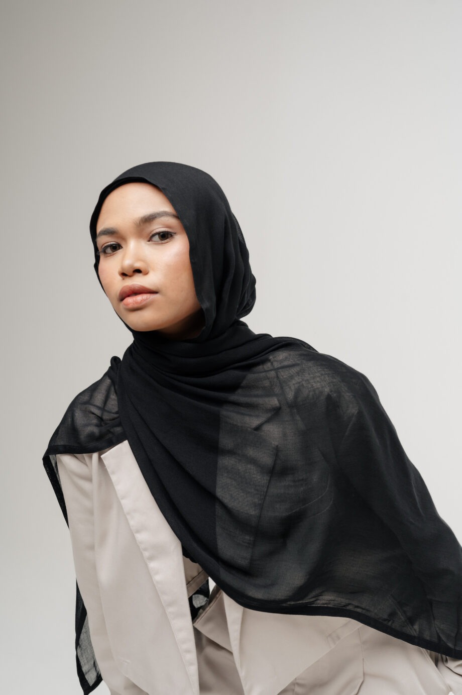 Nema Ink Black  | Pashmina Viscose