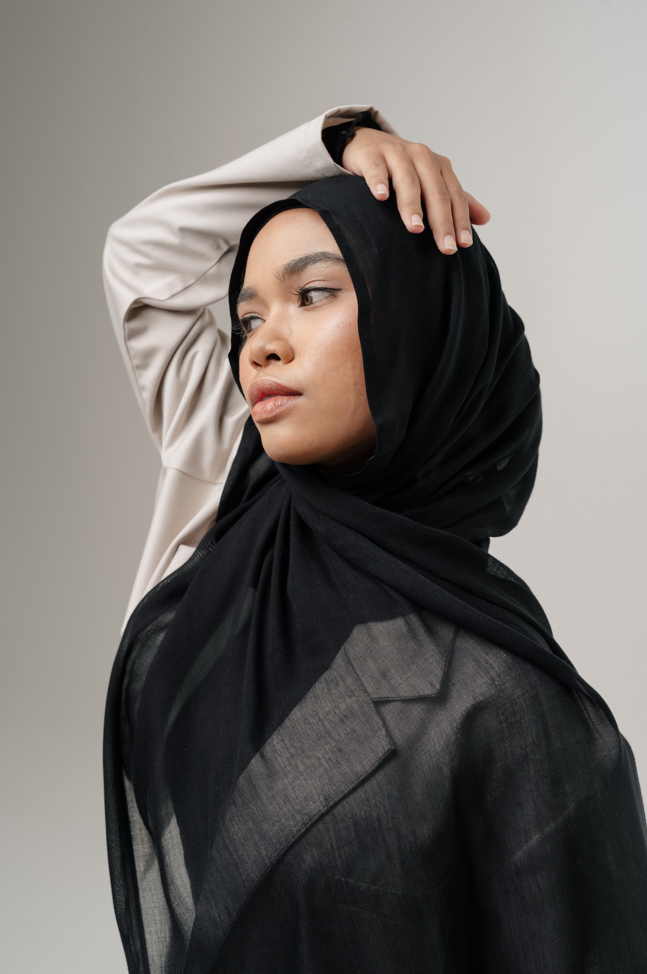 Nema Ink Black  | Pashmina Viscose