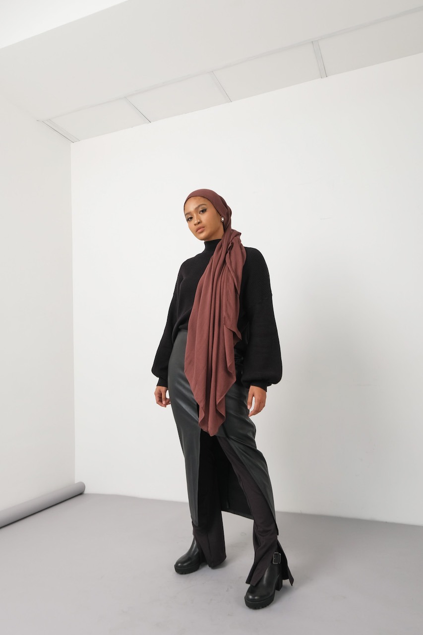 Sana Tamarind | Pashmina Delicate Rayon