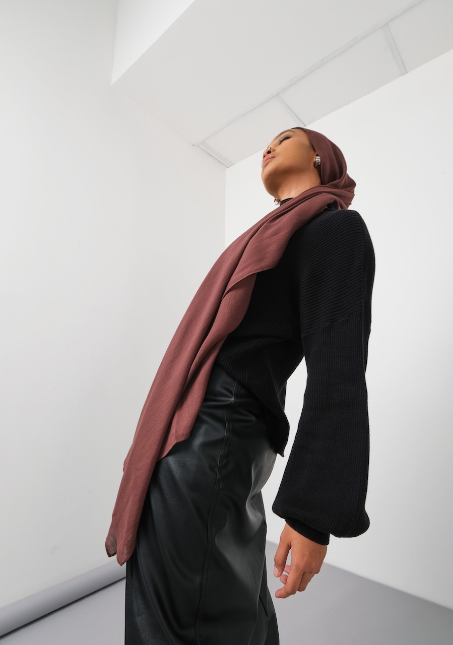 Sana Tamarind | Pashmina Delicate Rayon