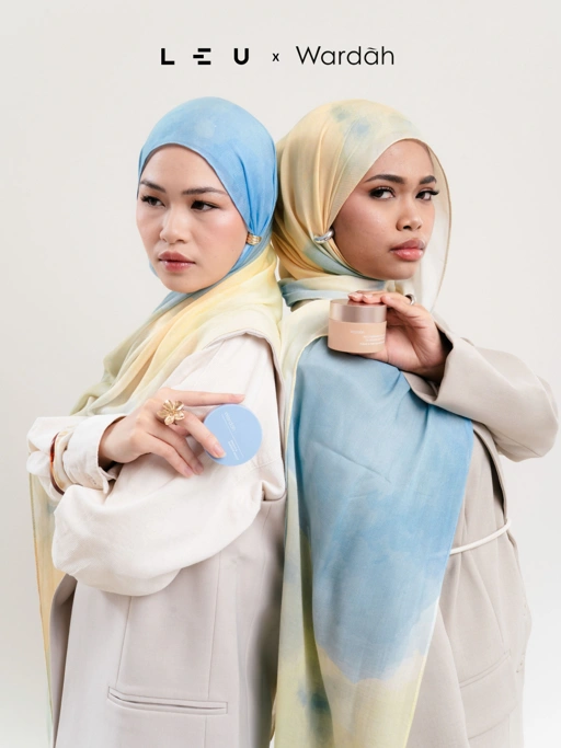 Image of Watercolor Scarf x Wardah | Pashmina Printed Modals
