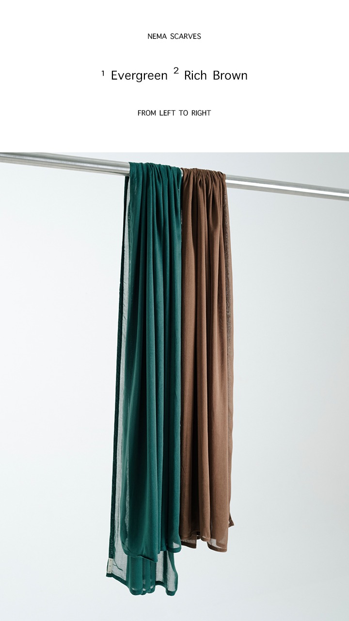 Nema Rich Brown | Pashmina Viscose