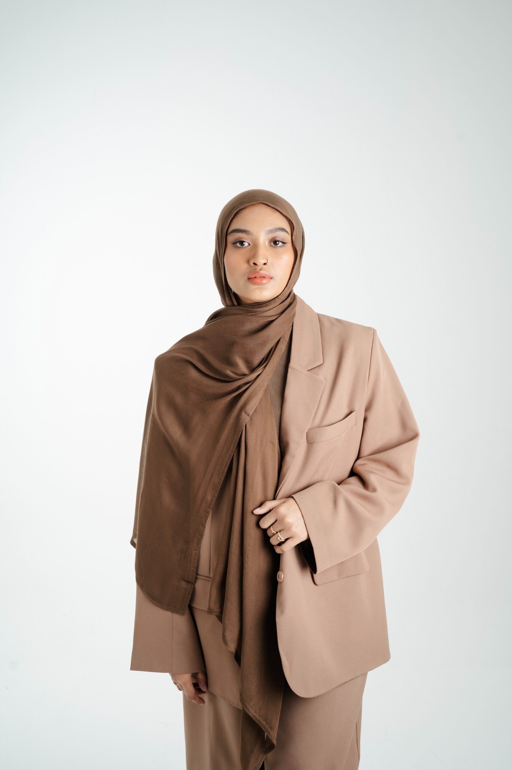 Nema Rich Brown | Pashmina Viscose