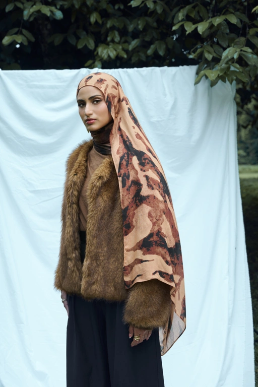 Image of Animal Scarf Jaguar | Pashmina Printed Modals