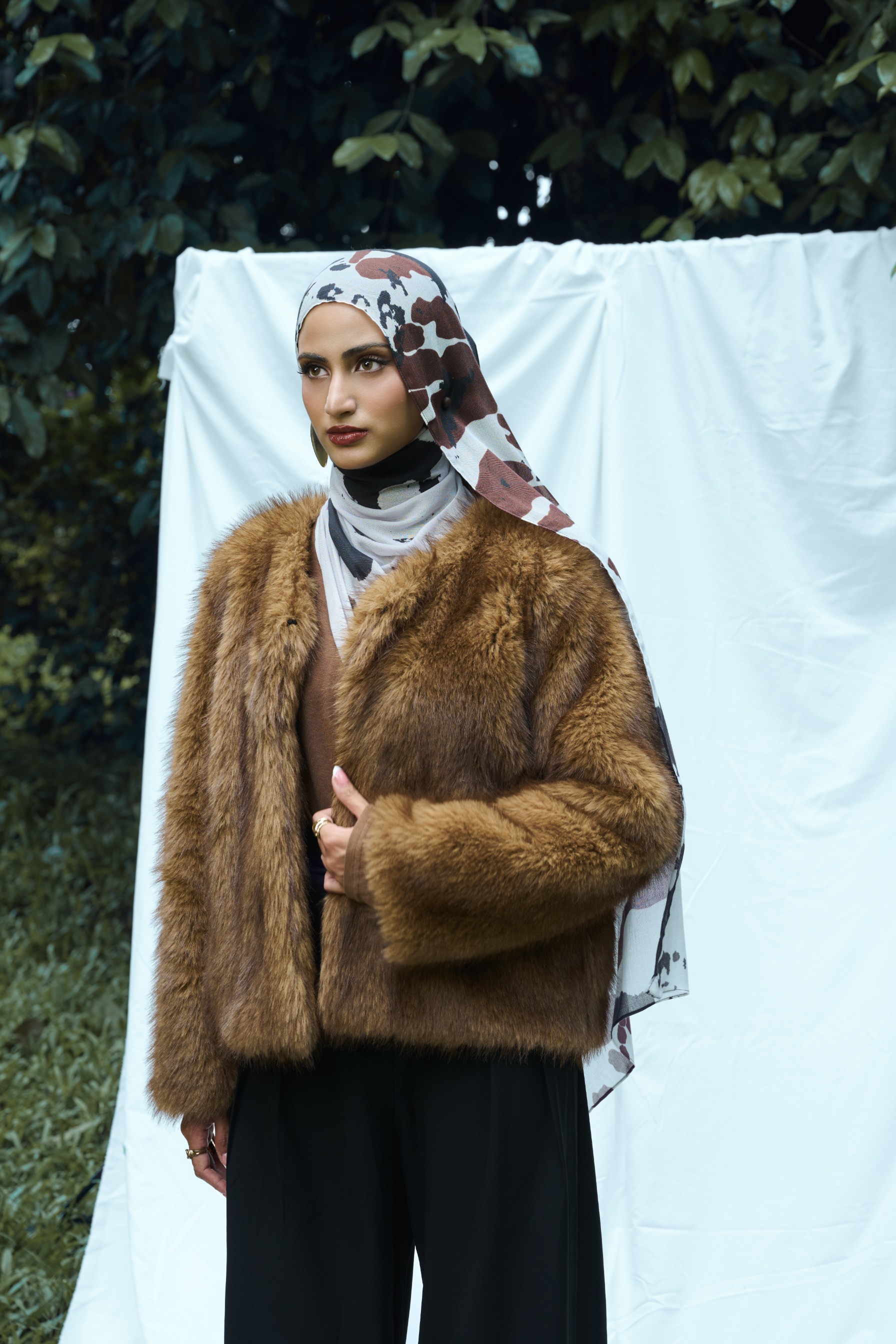 Animal Scarf Cow | Pashmina Printed Modals