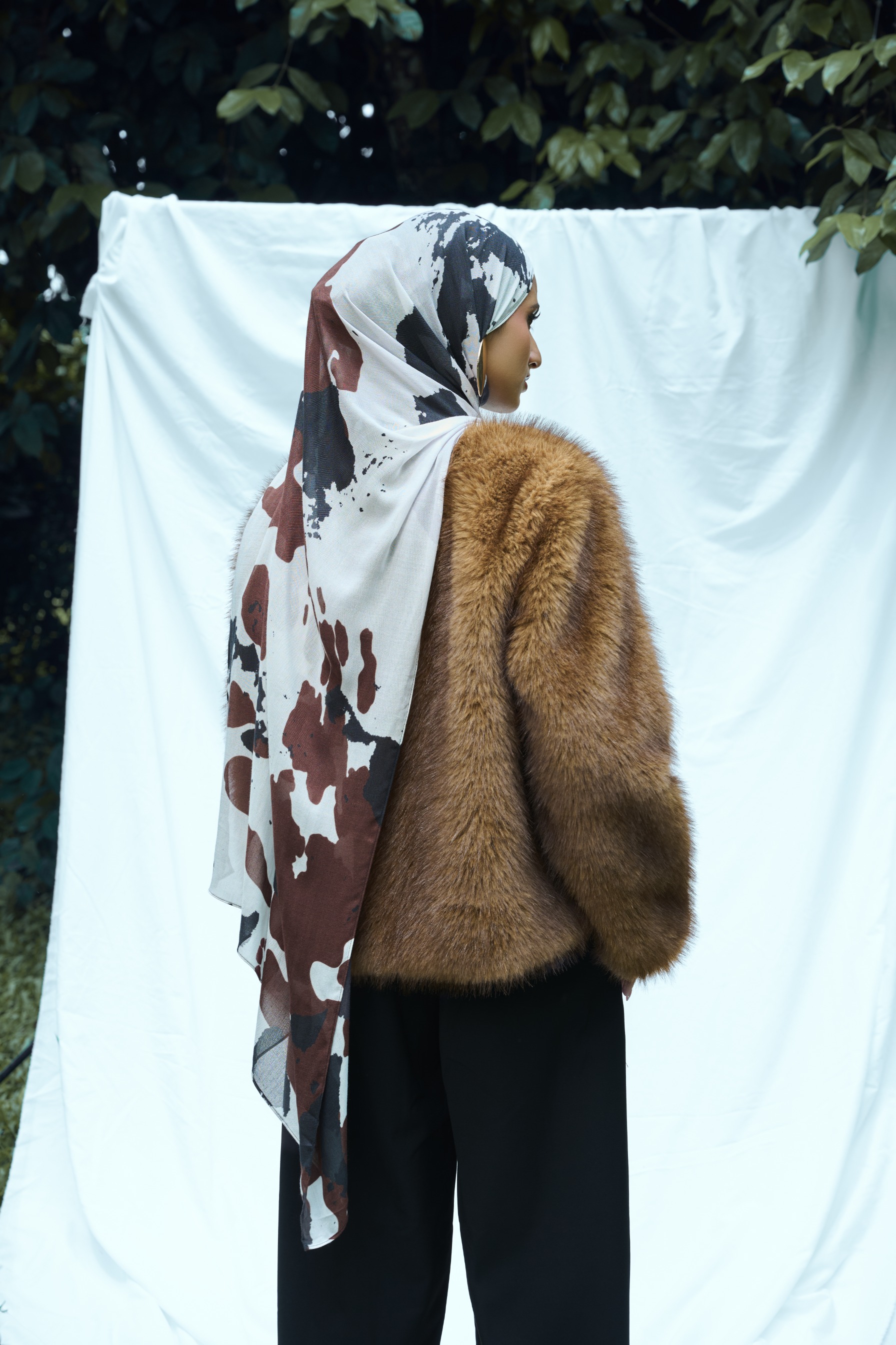 Animal Scarf Cow | Pashmina Printed Modals