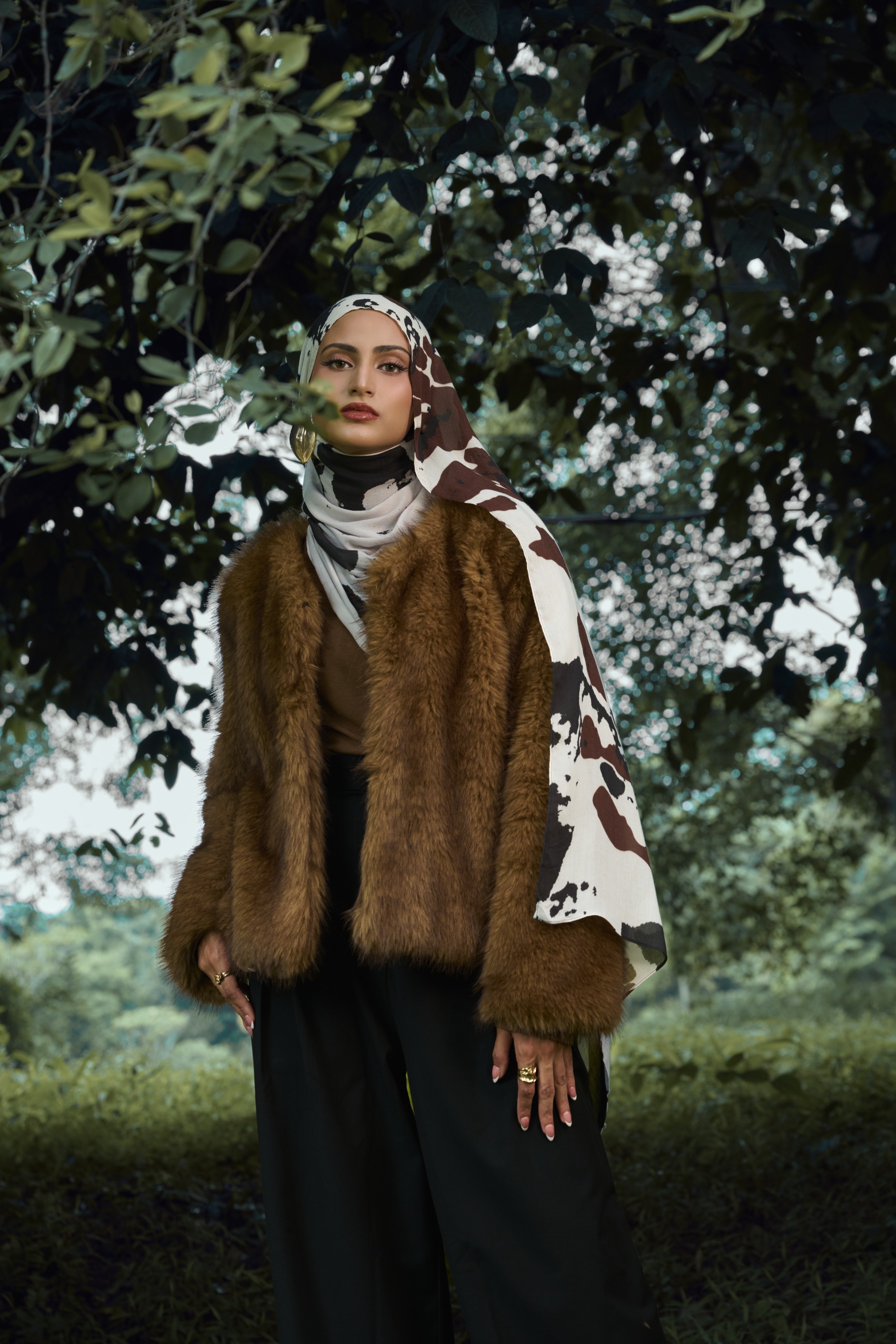 Animal Scarf Cow | Pashmina Printed Modals