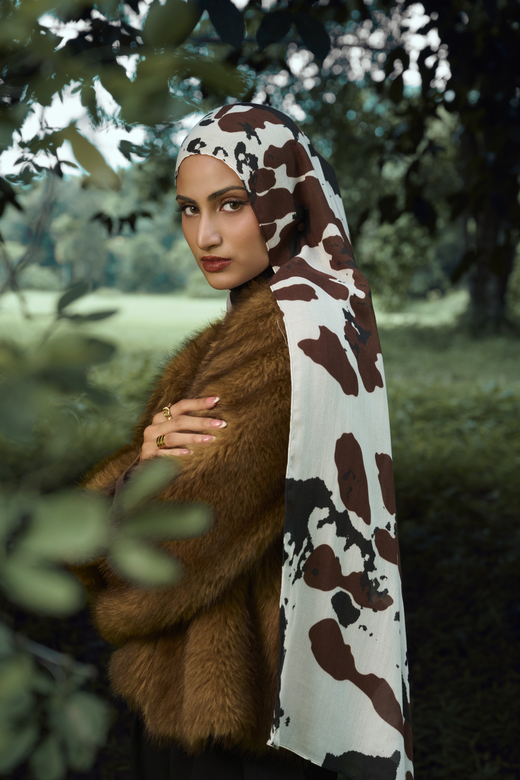 Animal Scarf Cow | Pashmina Printed Modals