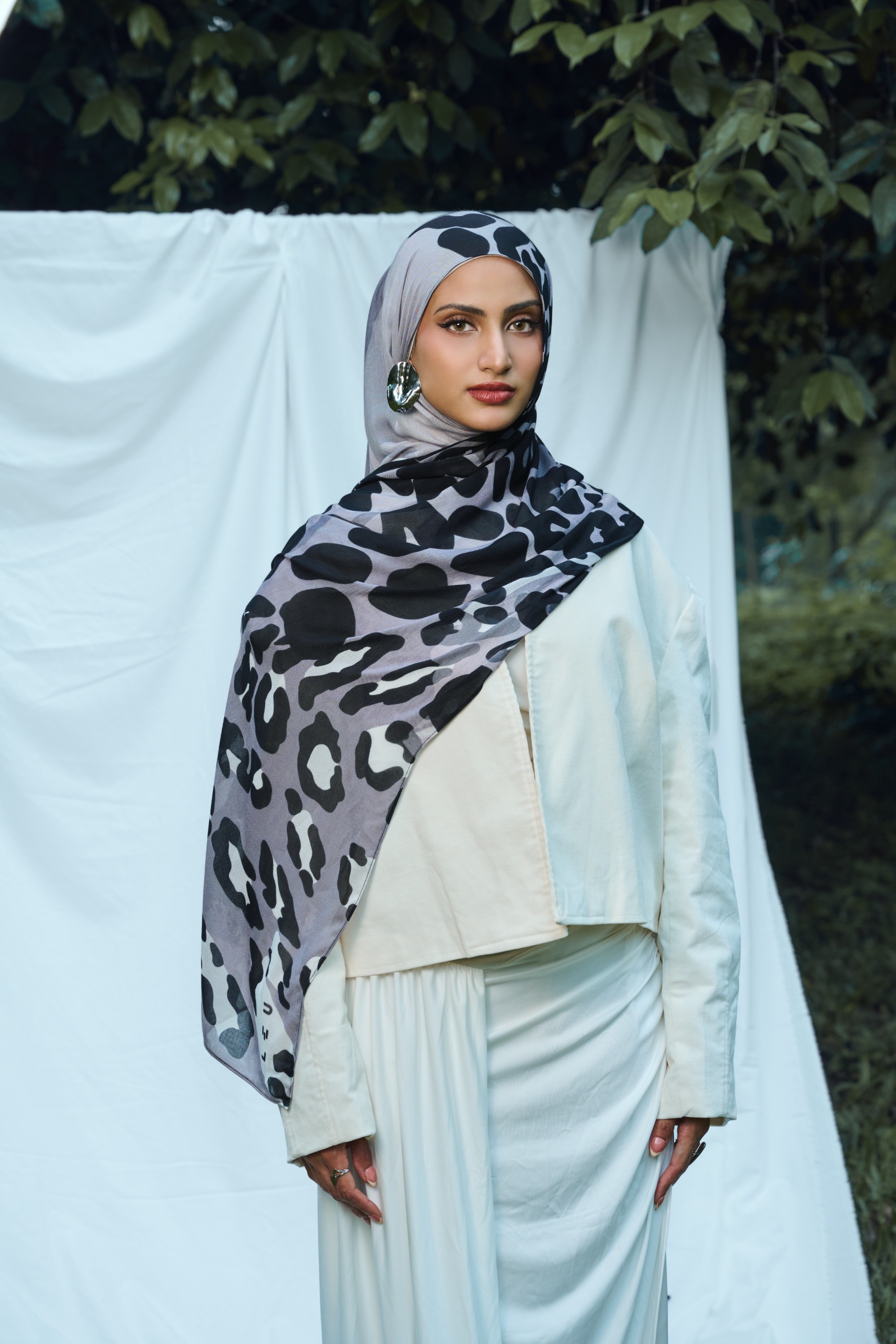 Animal Scarf Panther | Pashmina Printed Modals