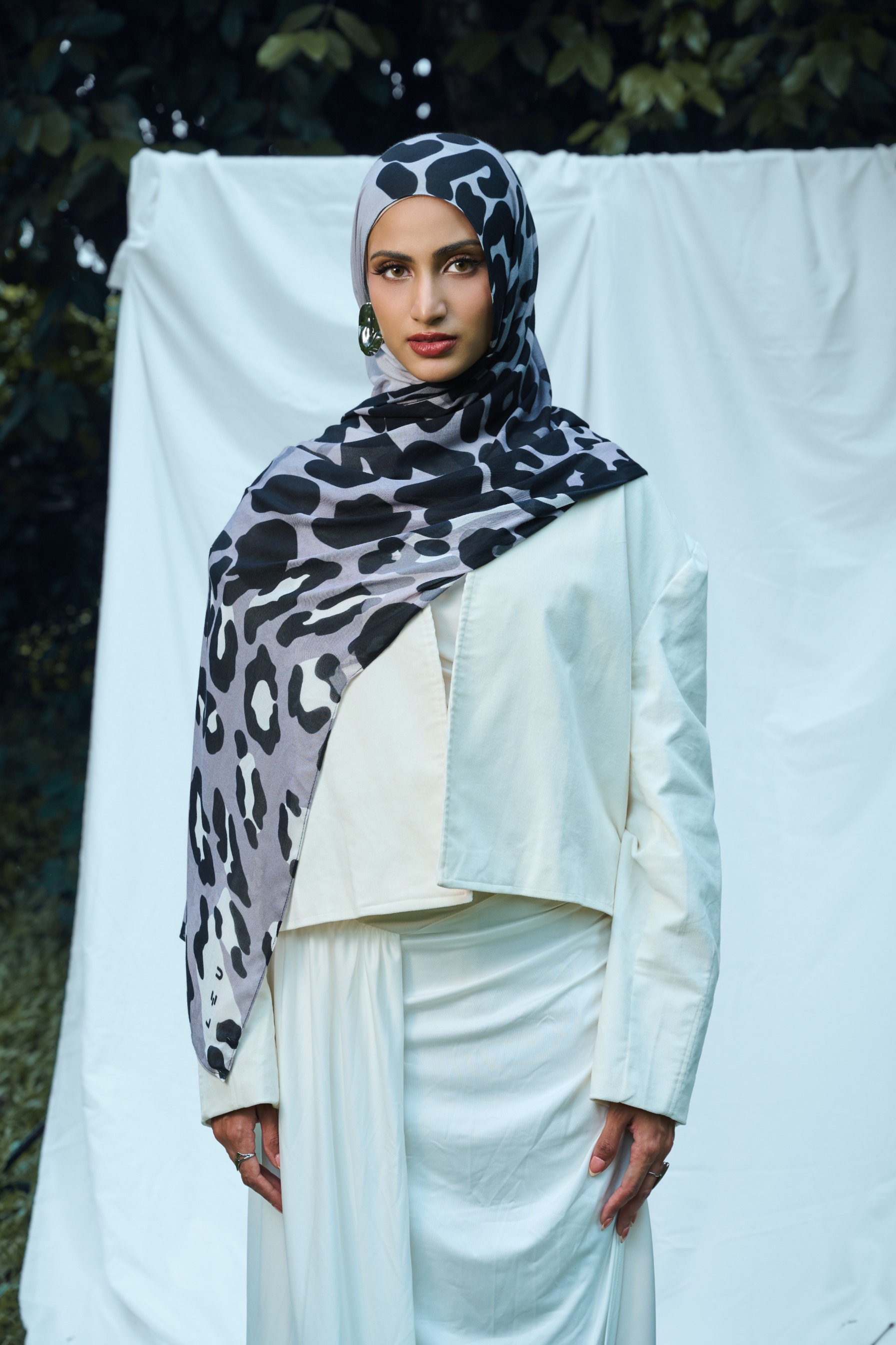 Animal Scarf Panther | Pashmina Printed Modals