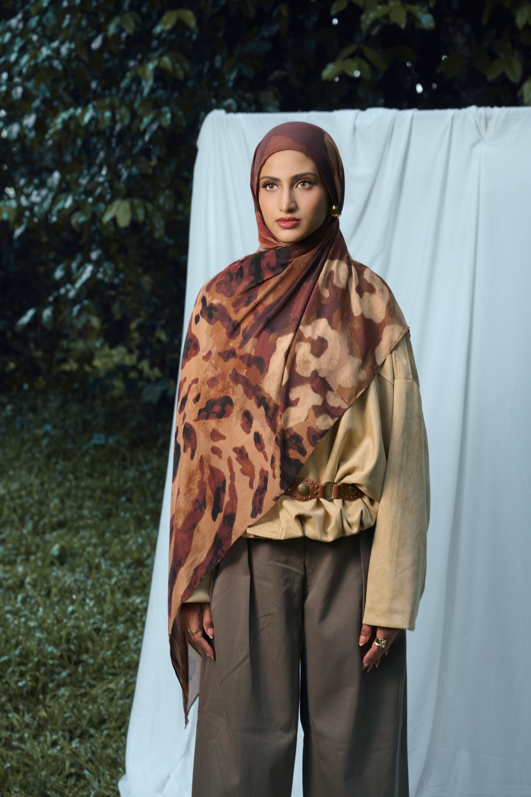 Animal Scarf Leopard | Pashmina Printed Modals