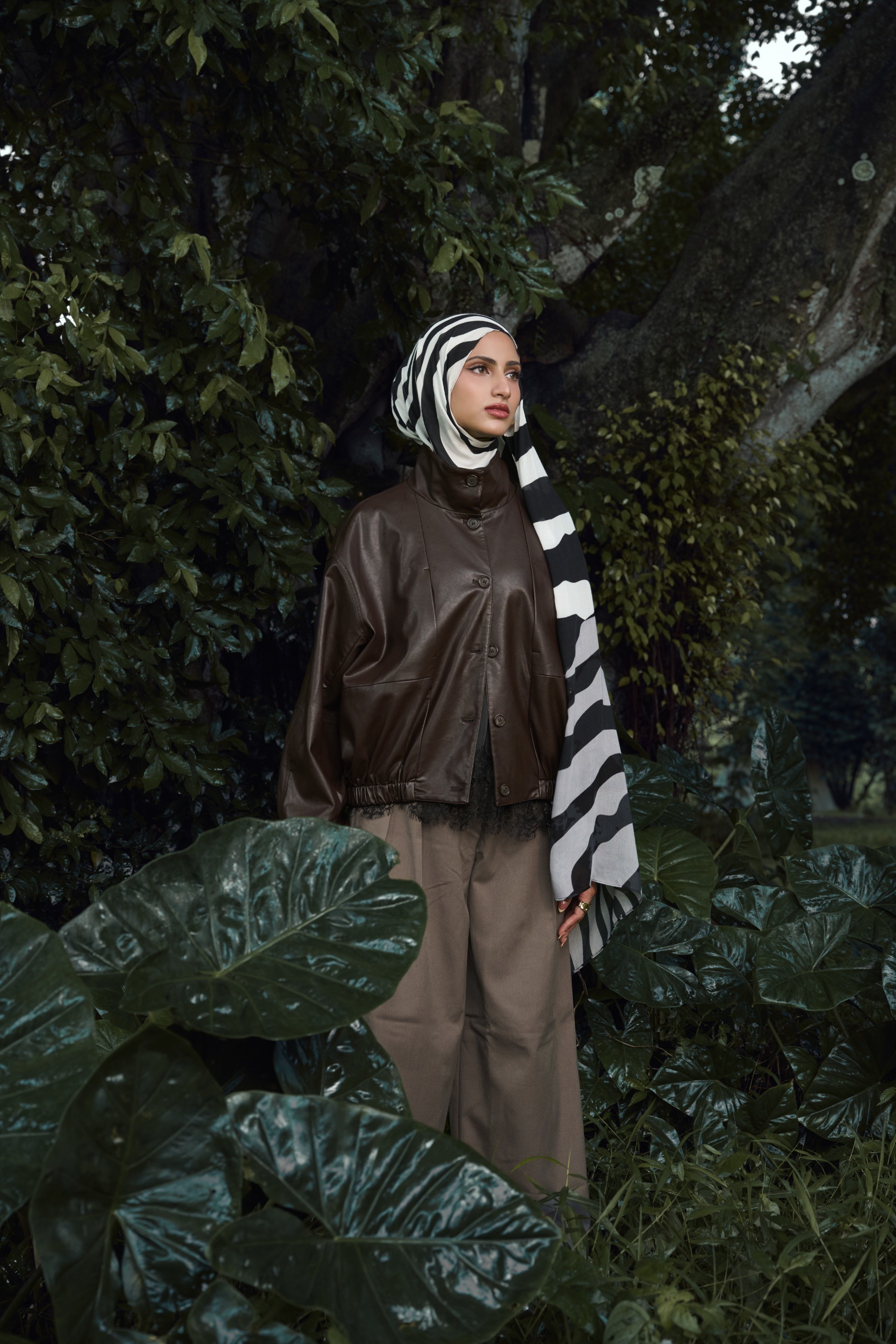 Animal Scarf Zebra Waves | Pashmina Printed Modals