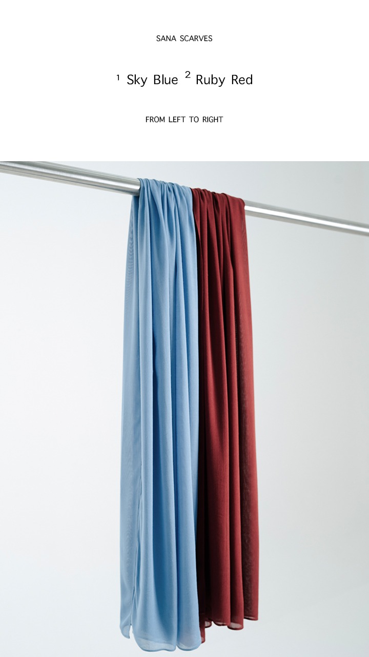 Sana Ruby Red | Pashmina Delicate Rayon