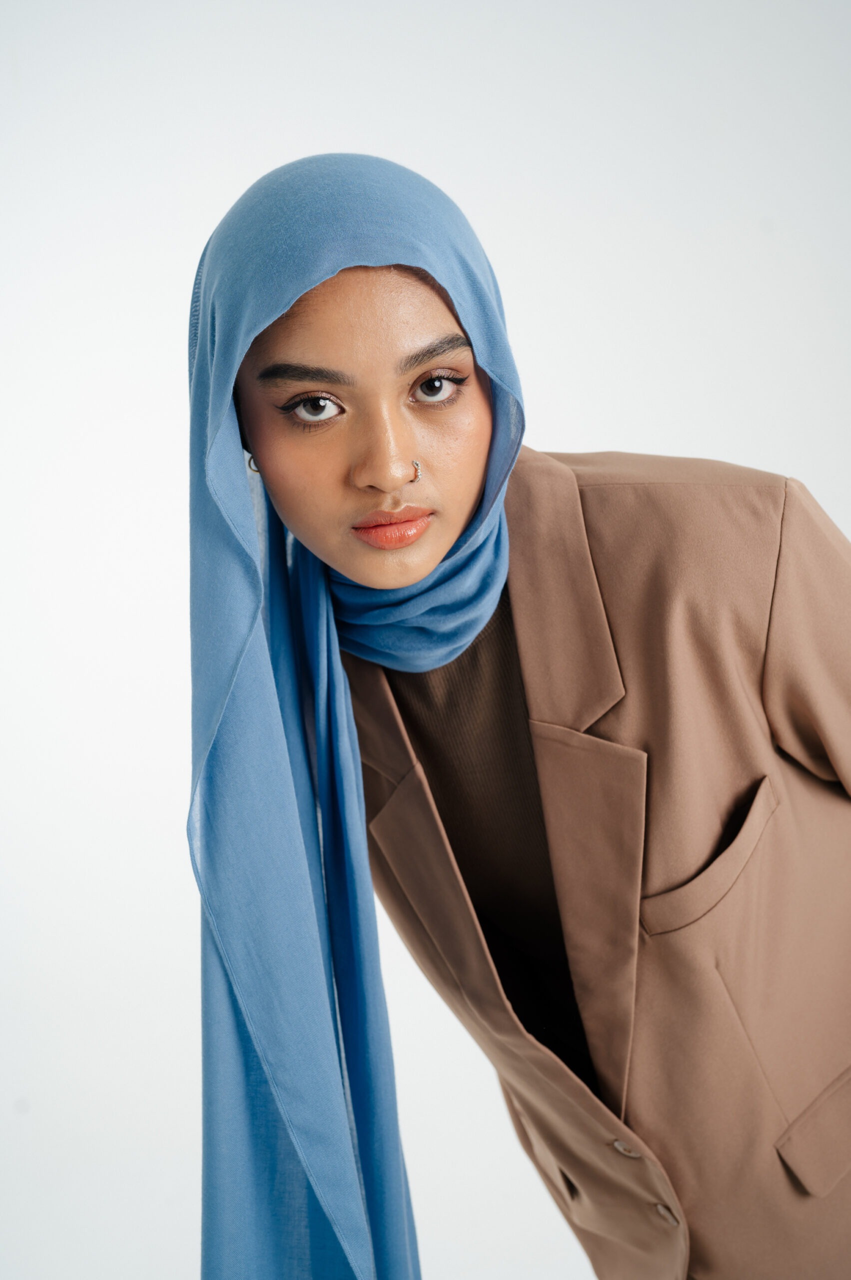 Sana Sky Blue | Pashmina Delicate Rayon