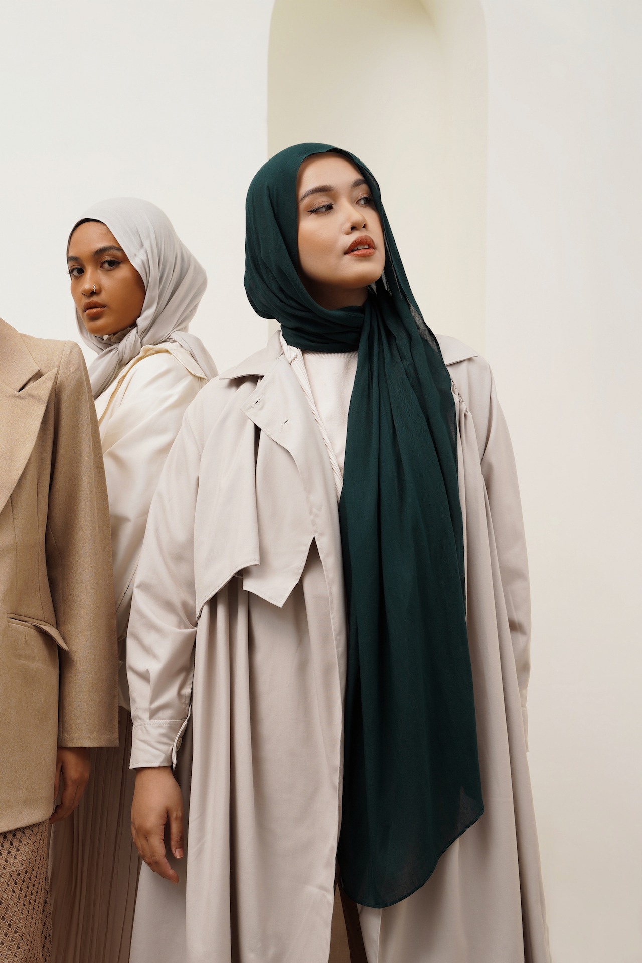 Sana Emerald Green | Pashmina Delicate Rayon