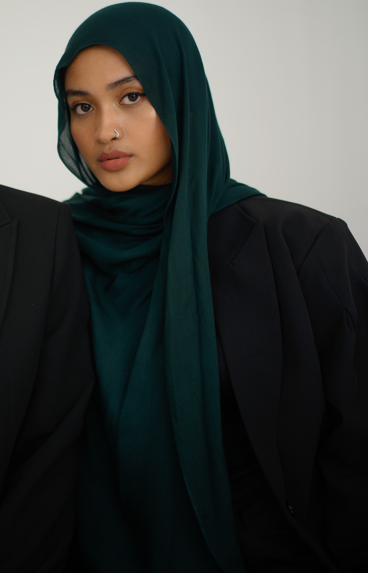 Sana Emerald Green | Pashmina Delicate Rayon