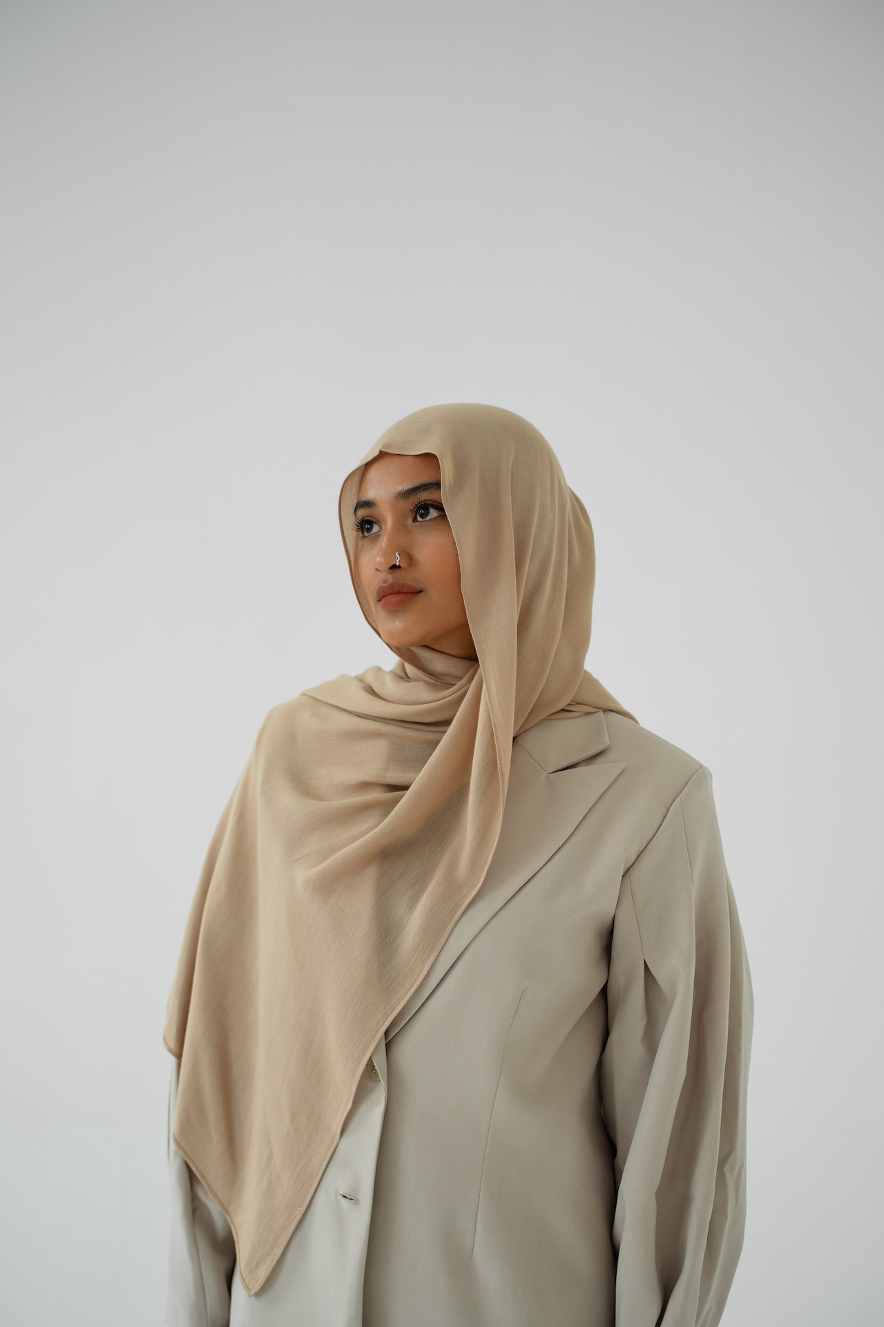 Sana Sand | Pashmina Delicate Rayon
