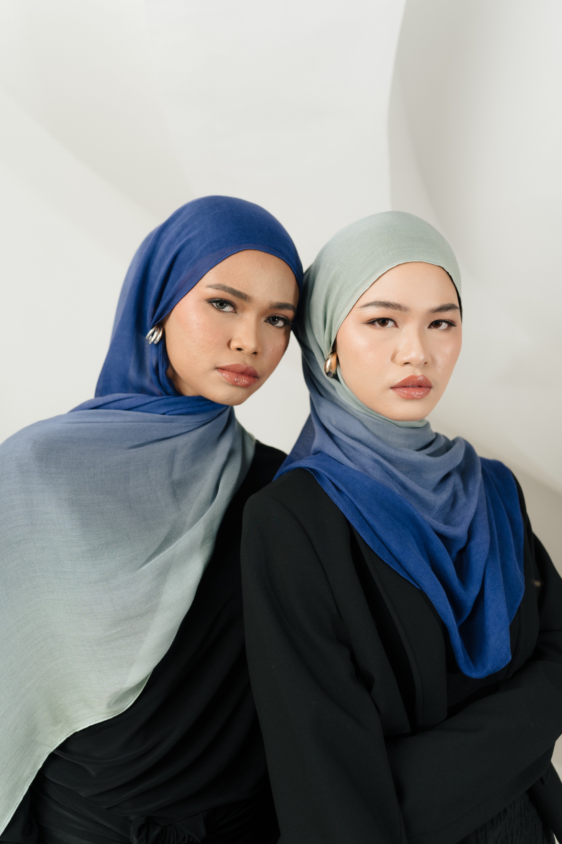 Omna Scarf Moon River | Pashmina Printed Modals