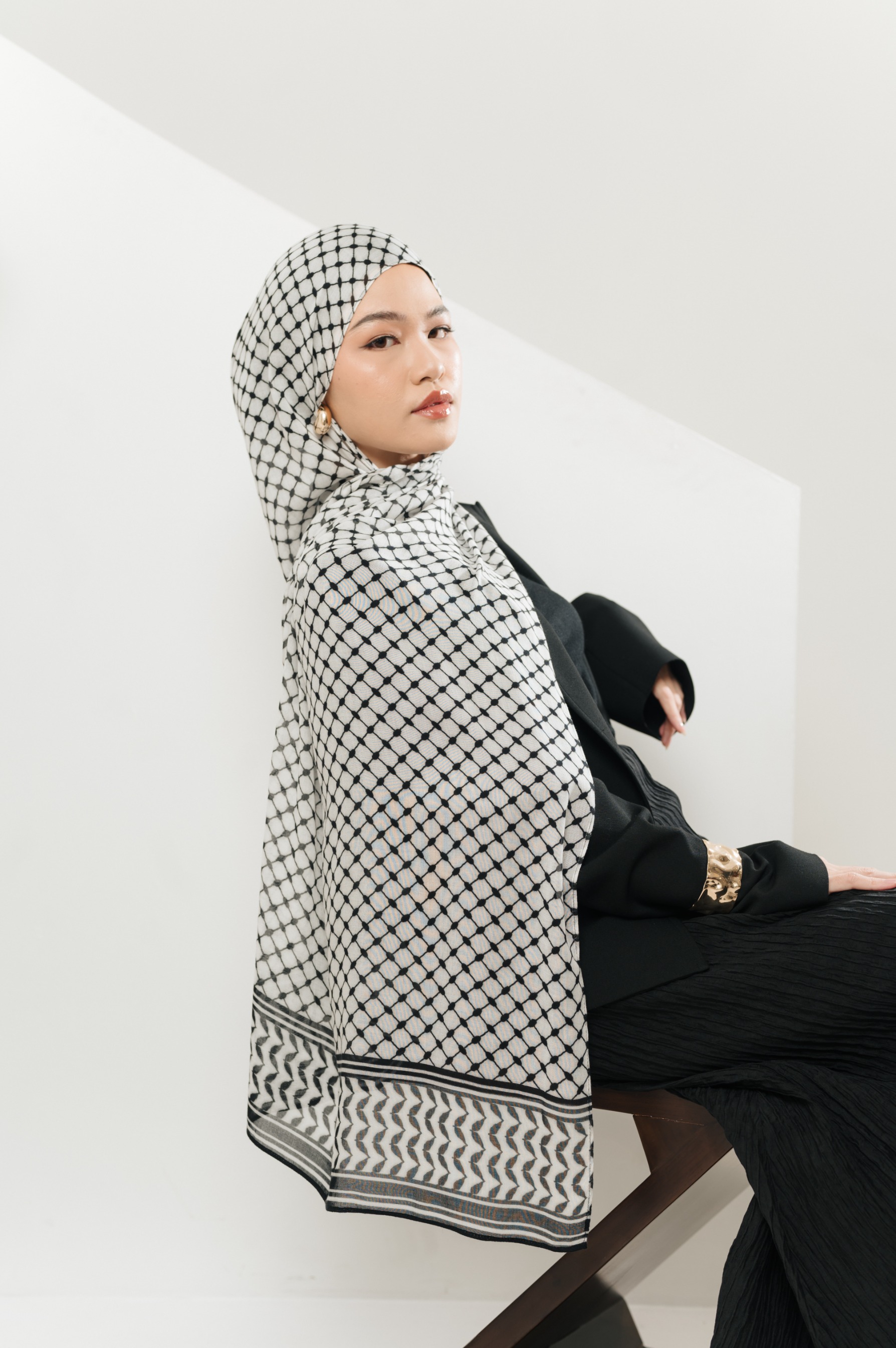 Keffiyeh Scarf | Pashmina Printed Modals