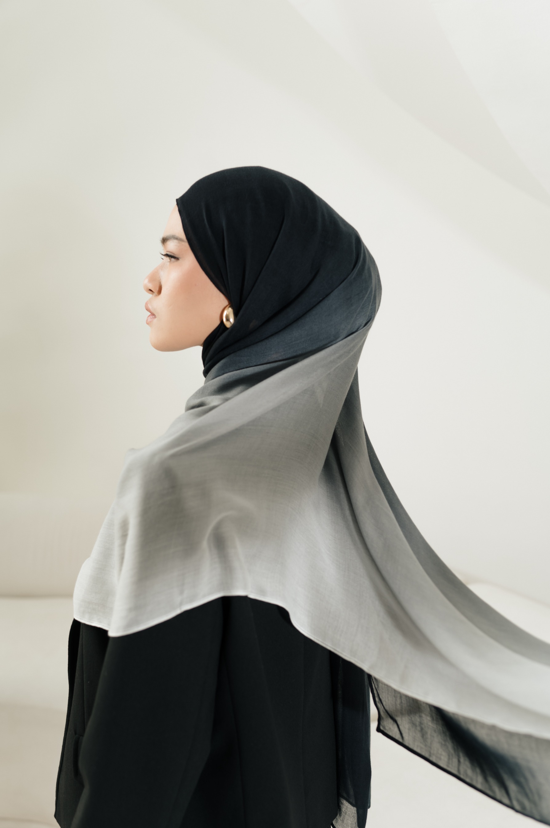 Omna Scarf Echo Dusk | Pashmina Printed Modals
