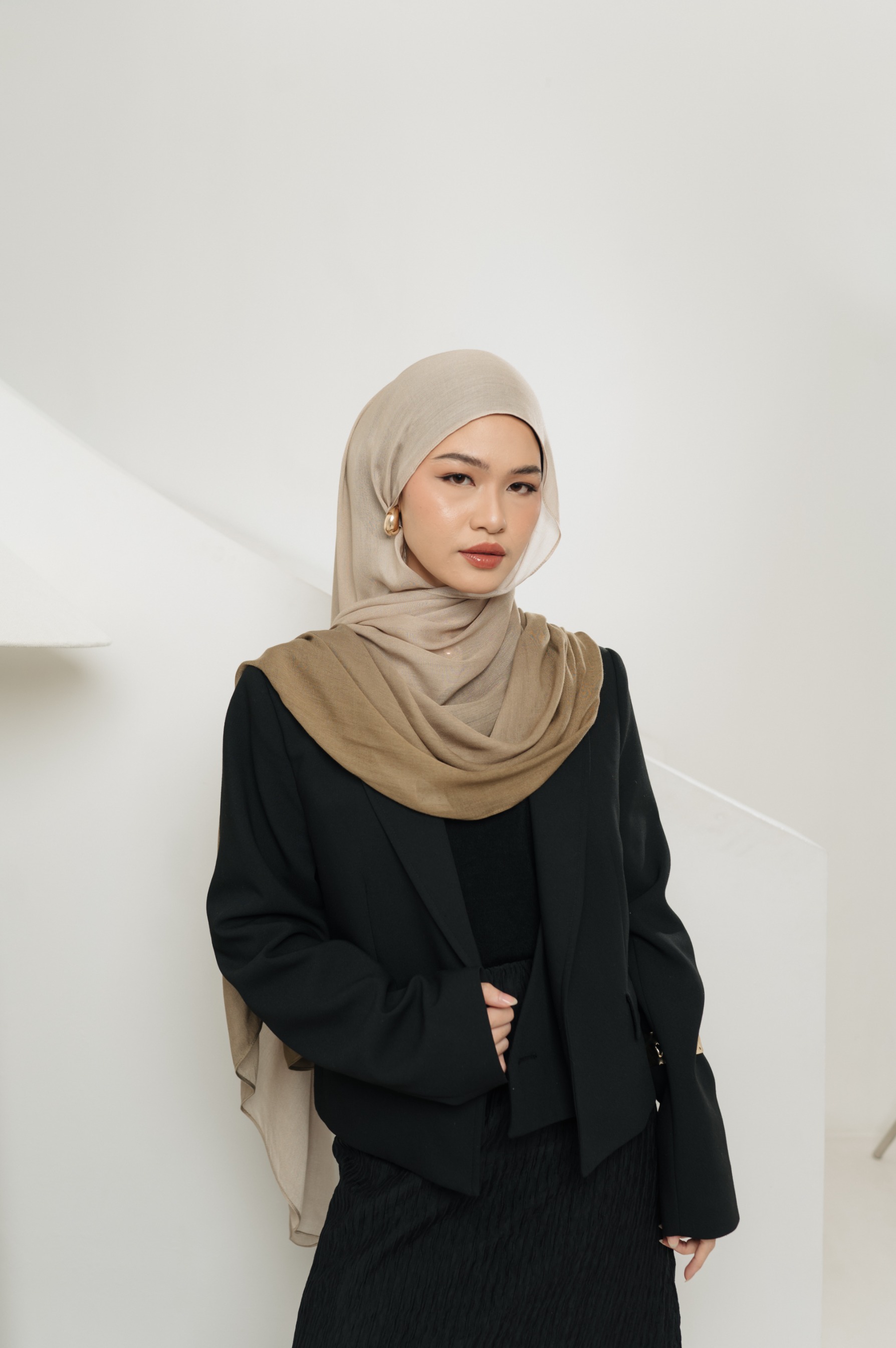 Omna Scarf Golden Dune | Pashmina Printed Modals