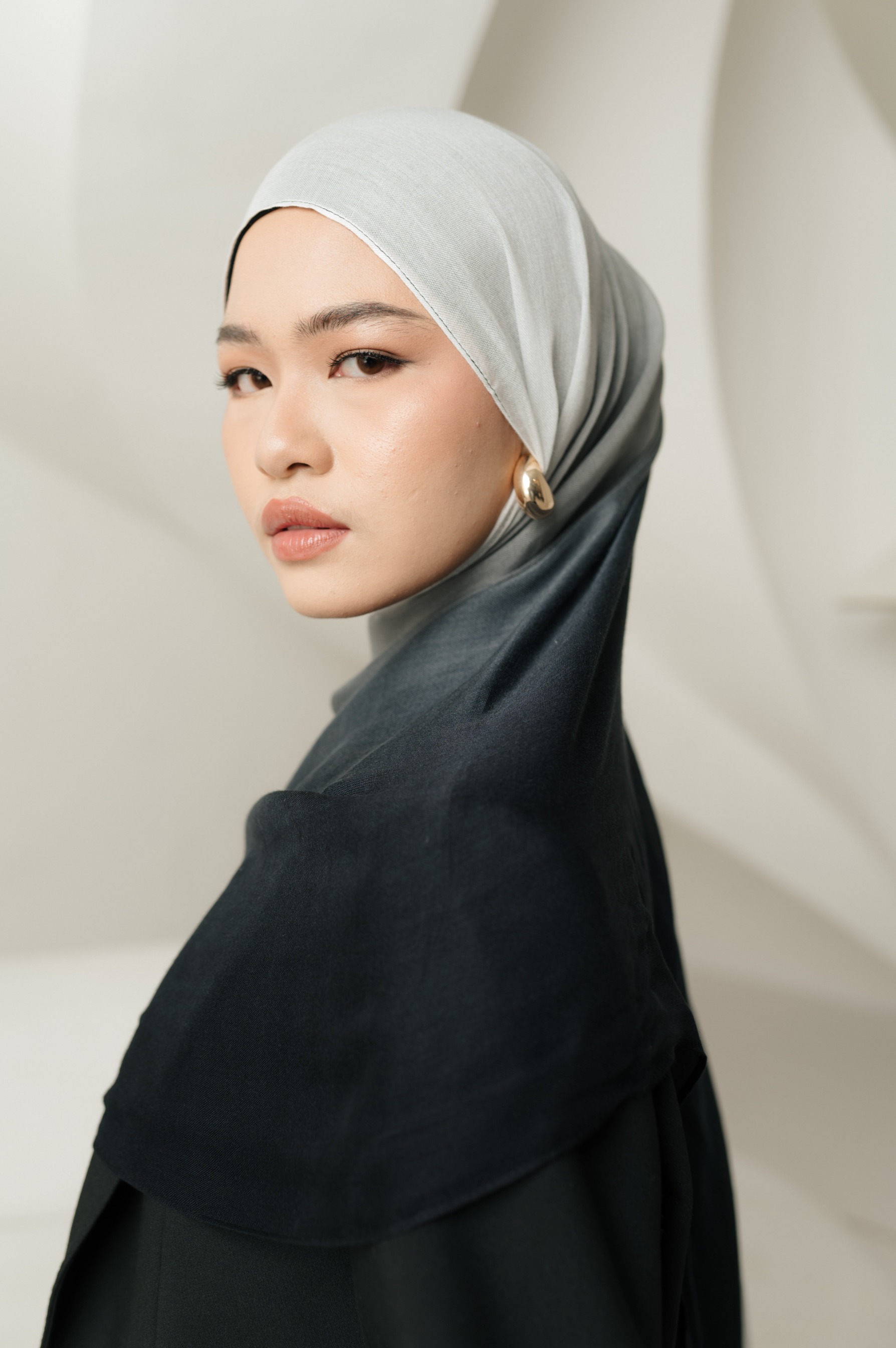 Omna Scarf Echo Dusk | Pashmina Printed Modals